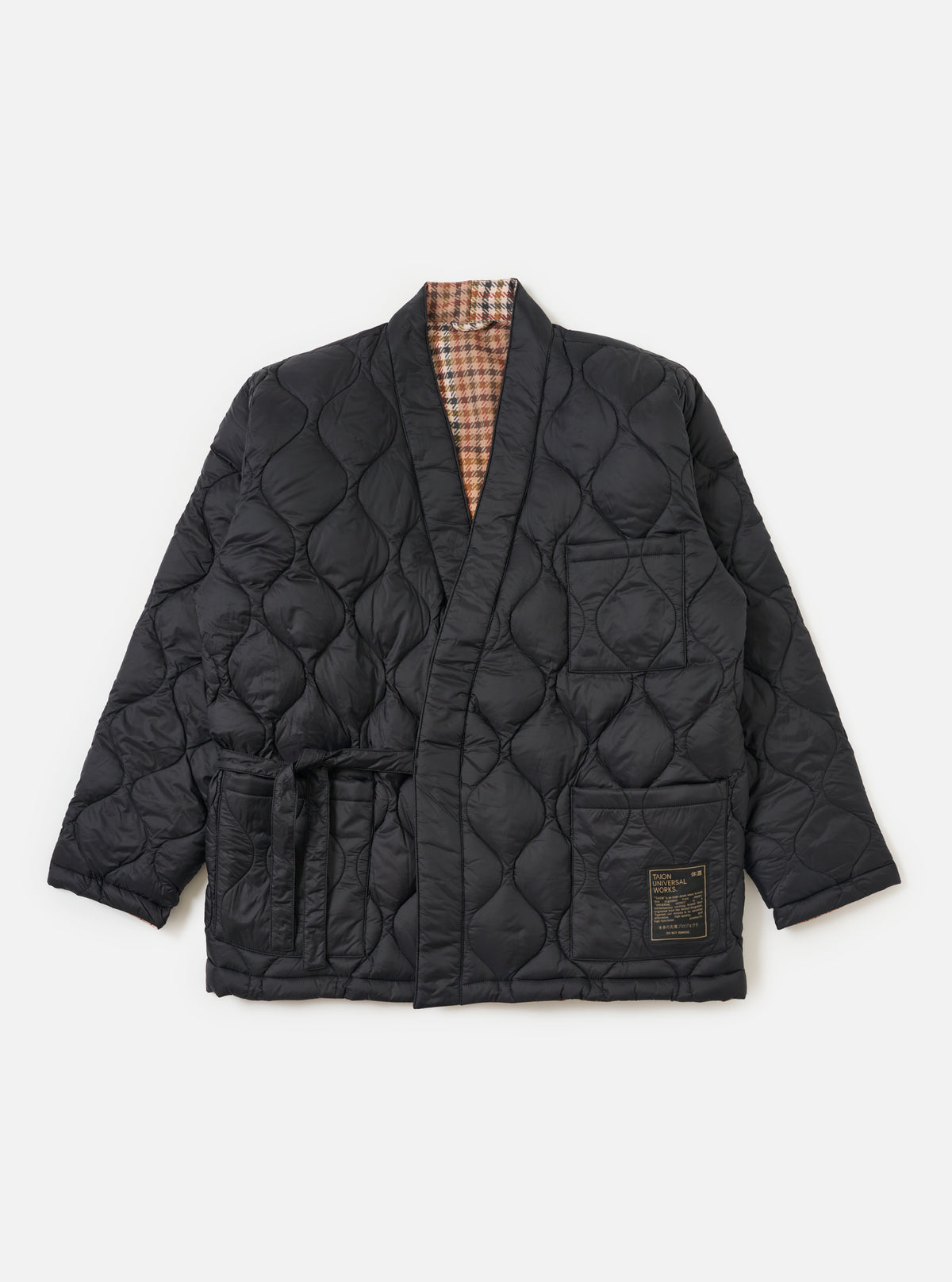 TAION x Universal Works Reversible Black Military Line Kyoto Work Jacket