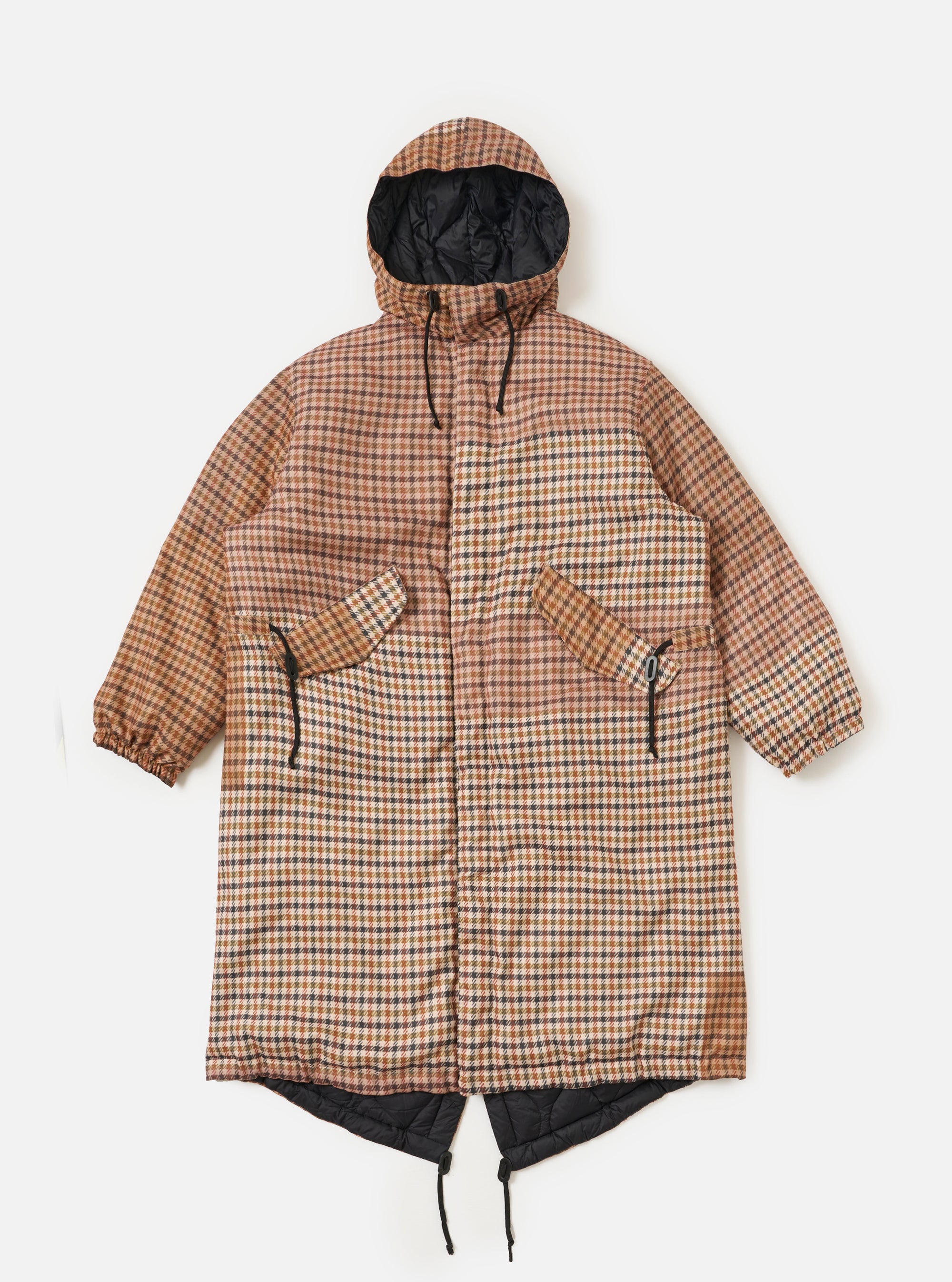 TAION x Universal Works Reversible Black Military Line Parka