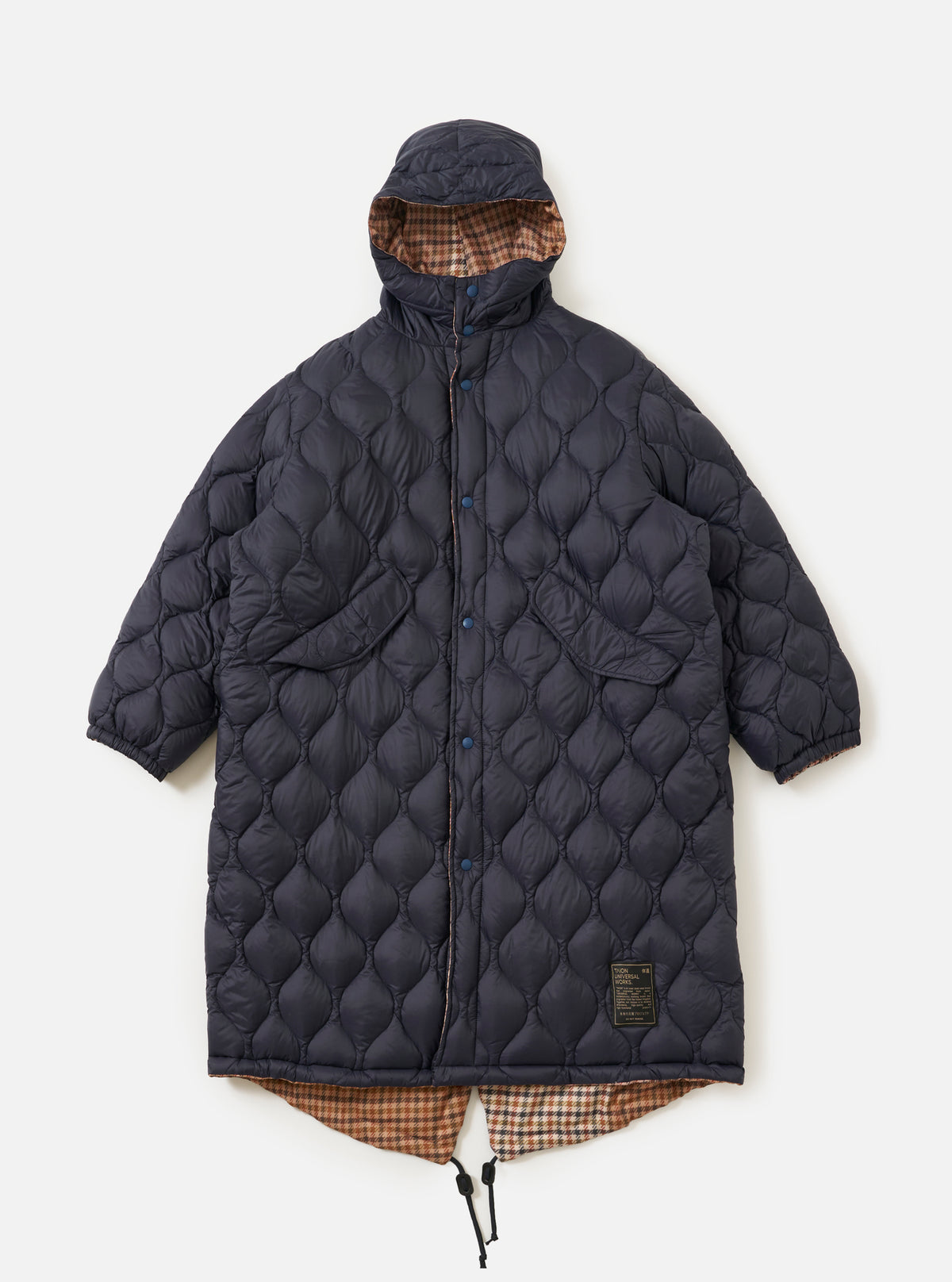 TAION x Universal Works Reversible Dark Navy Military Line Parka