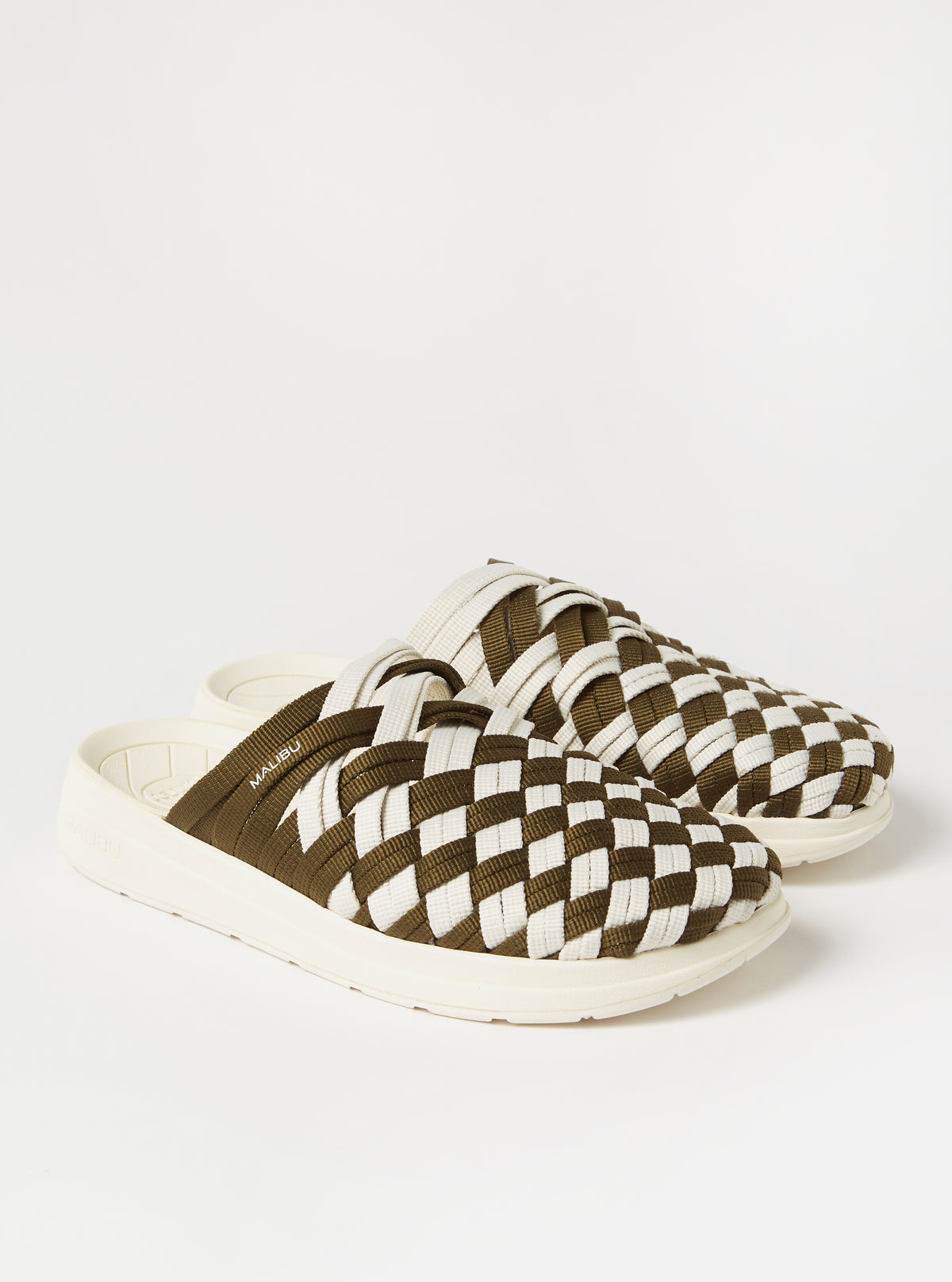 Olive/White Nylon Malibu Colony Classic