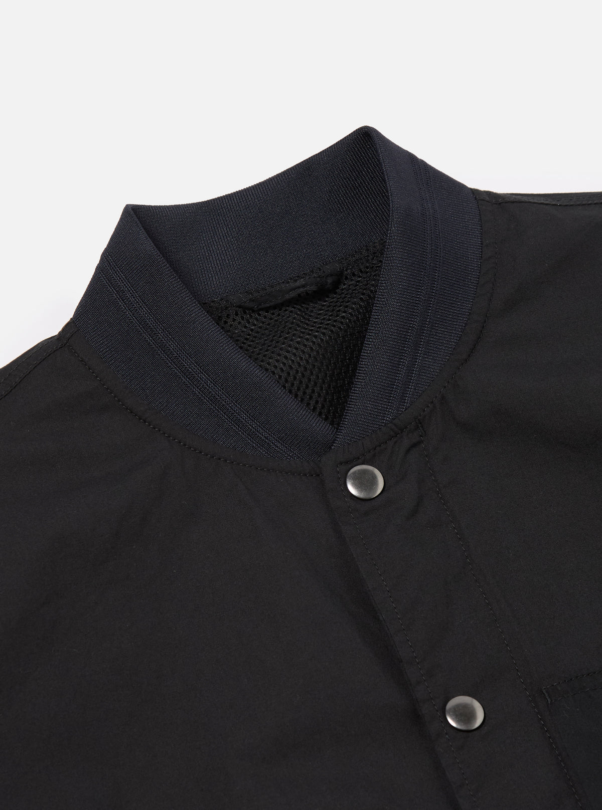 master-piece x Universal Works Black Broadcloth NS Bomber Jacket