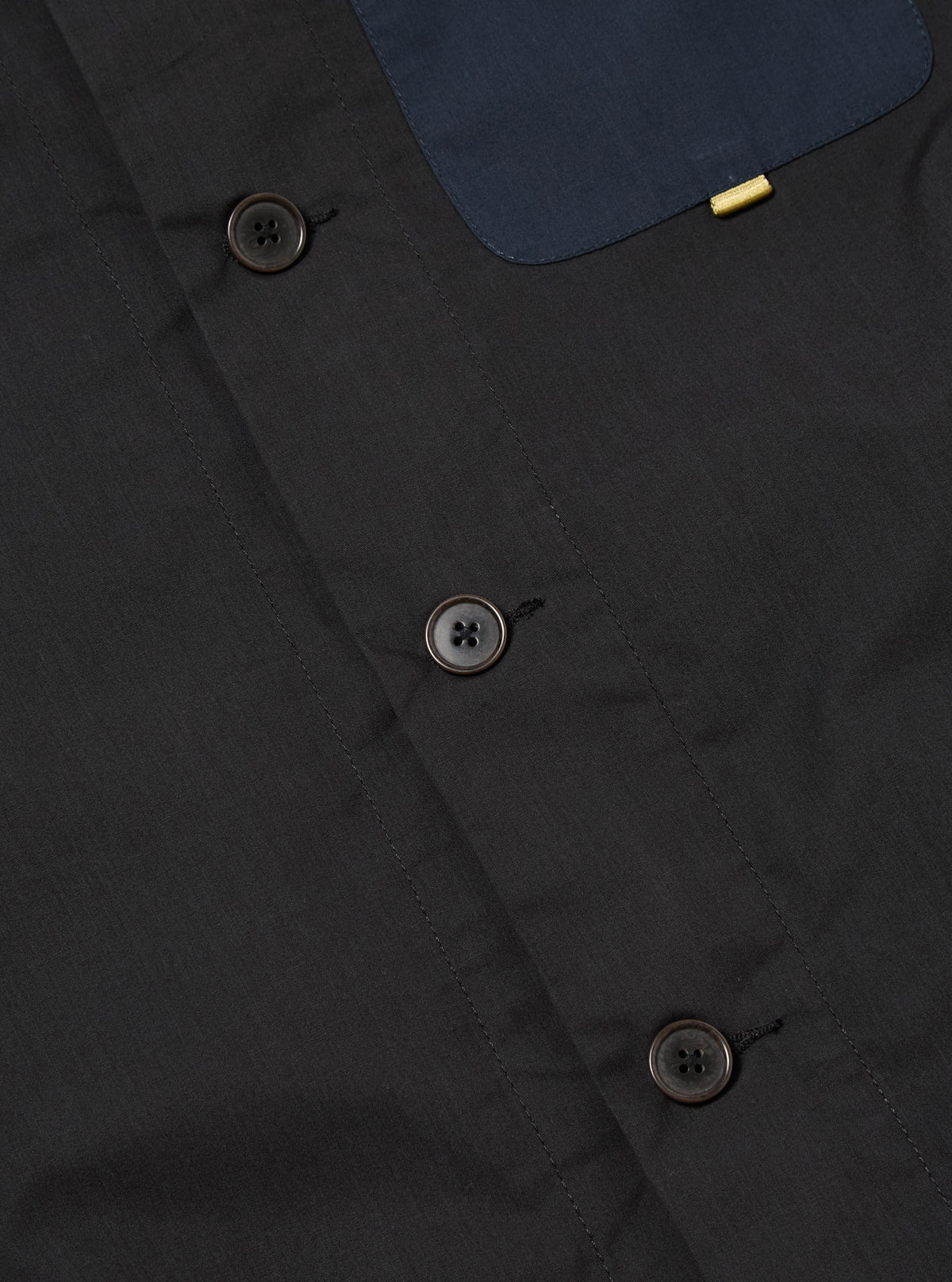 master-piece x Universal Works Black Recycled Polytech Tech Overshirt