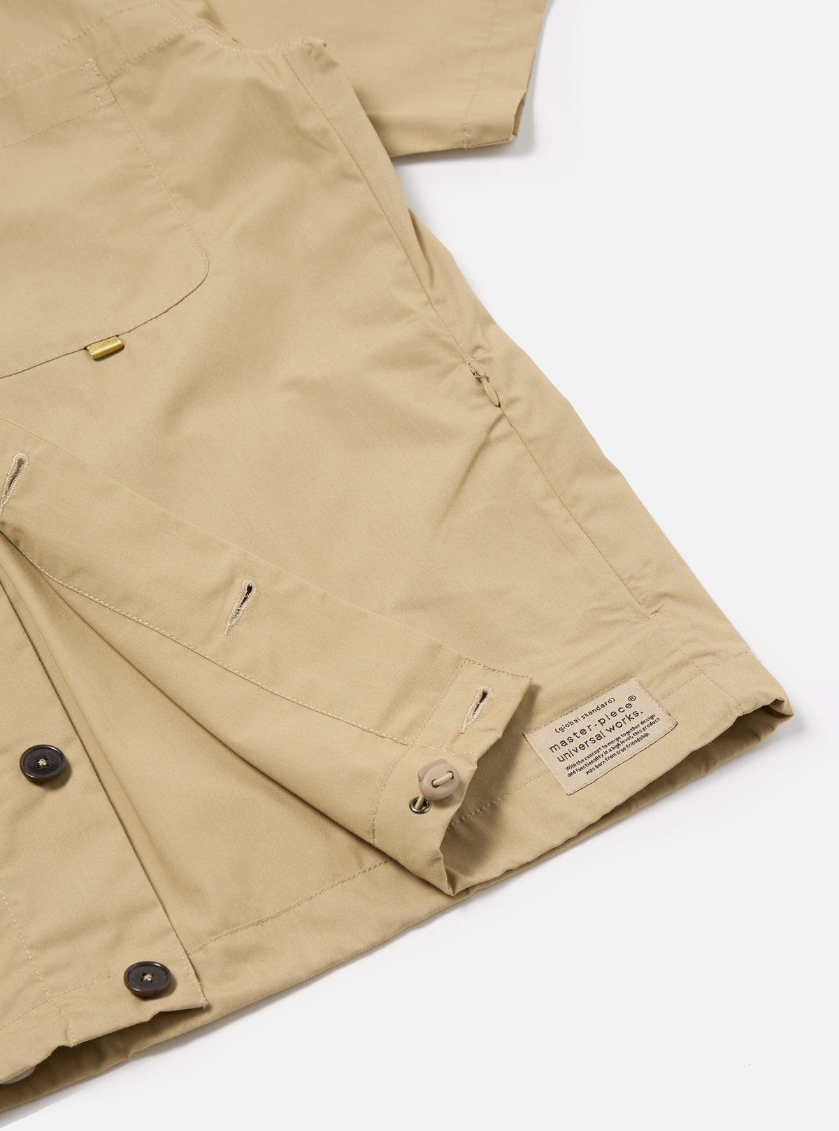 master-piece x Universal Works Sand Recycled Polytech Tech Overshirt