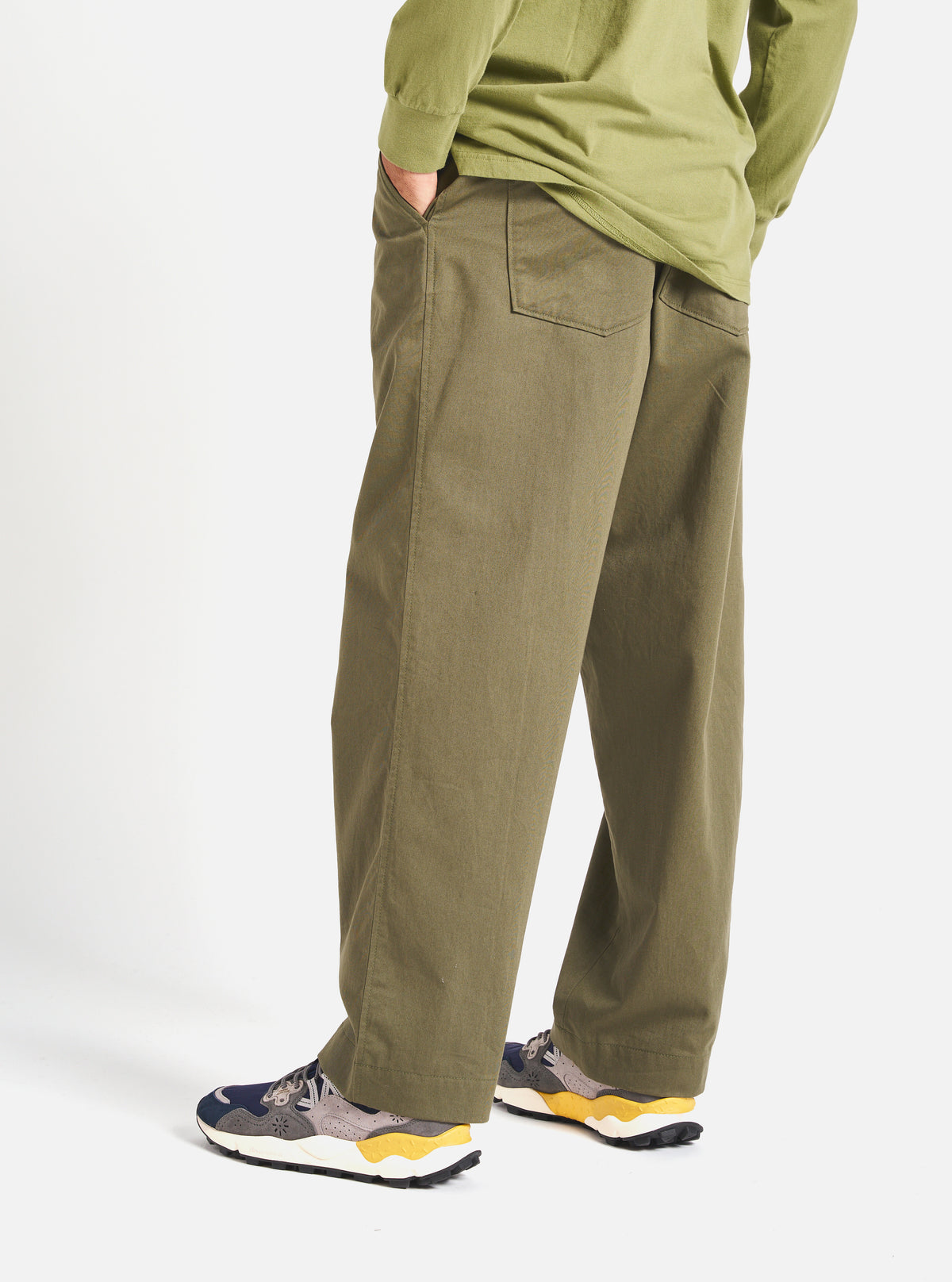Light Olive Twill Duke Pant