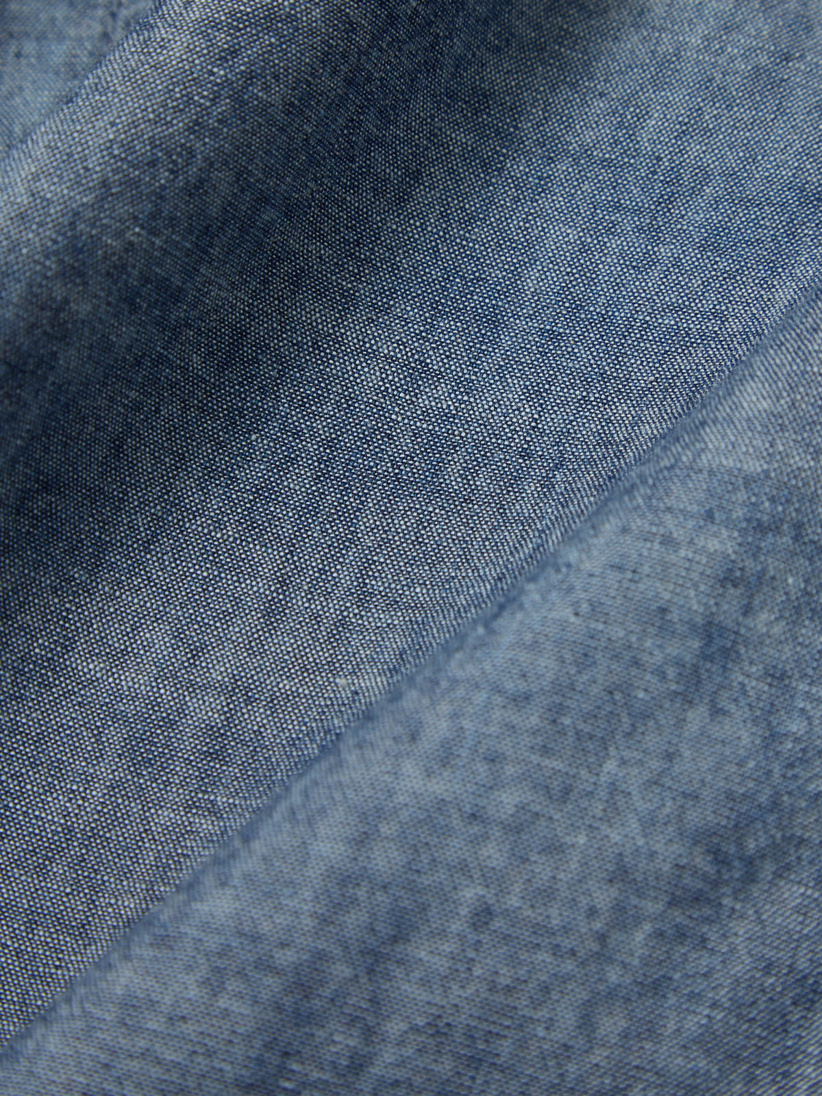 Indigo Chambray/Hickory Stripe Denim Patched Bakers Jacket