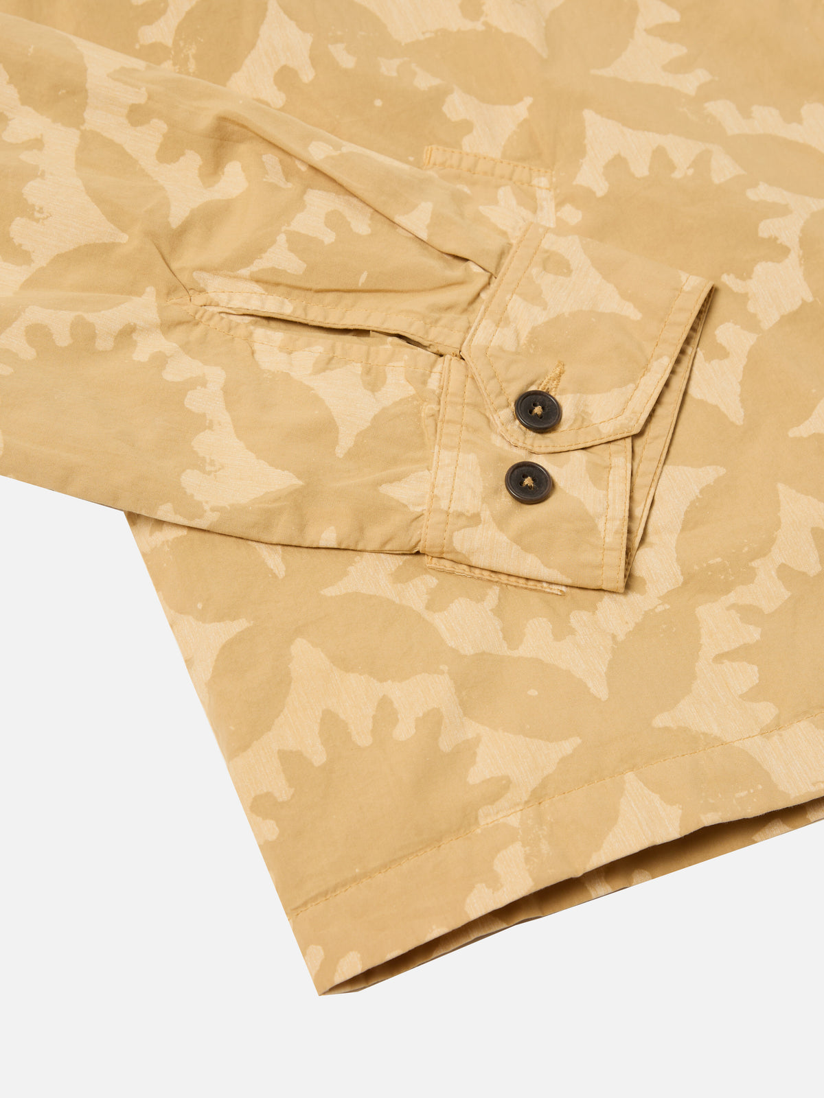 Sand Over Dyed Sun Print Windcheater
