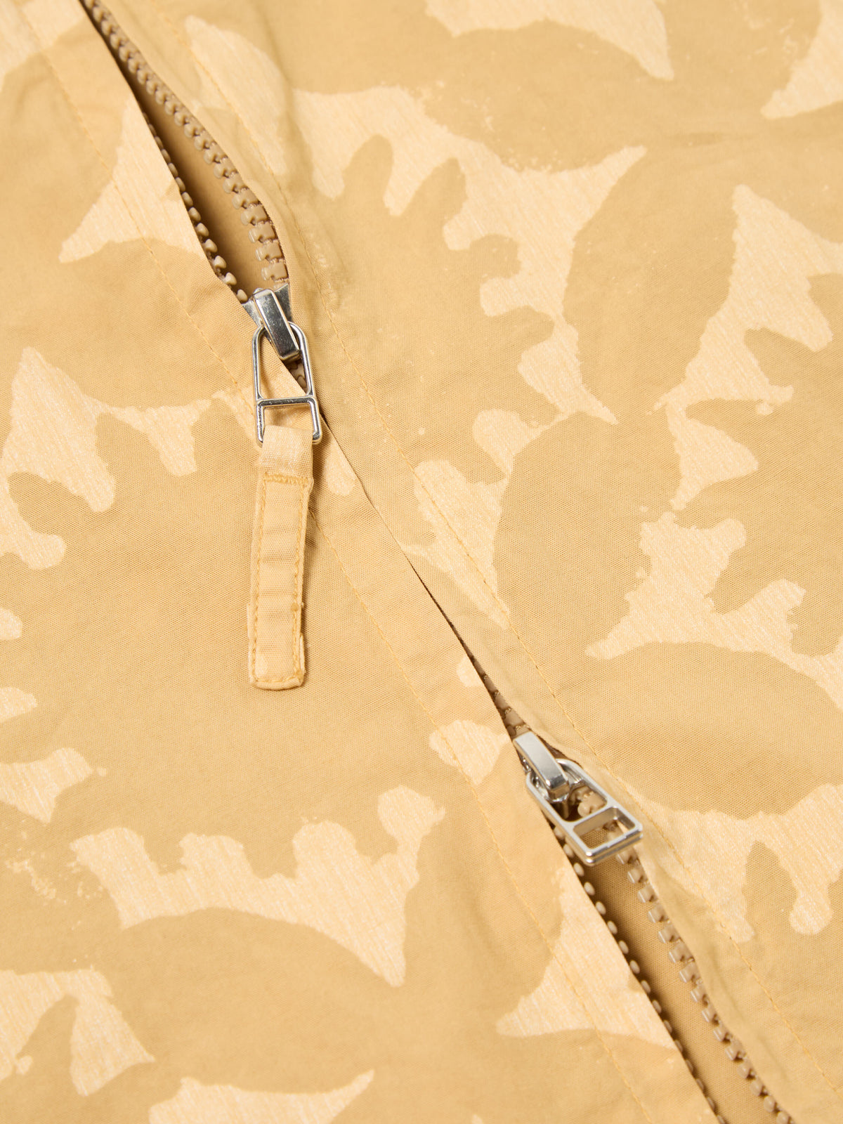 Sand Over Dyed Sun Print Windcheater