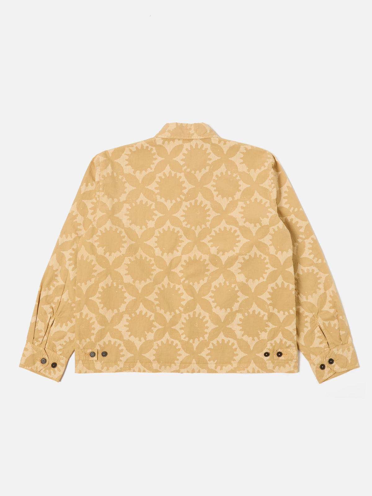 Sand Over Dyed Sun Print Windcheater