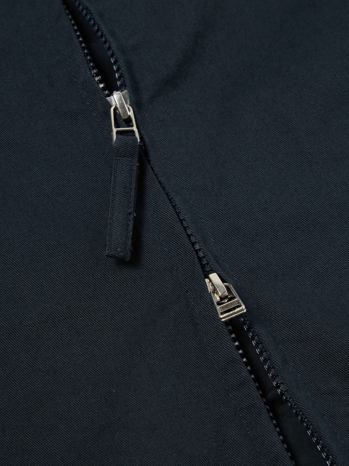 Navy Embroidered Twill Windcheater