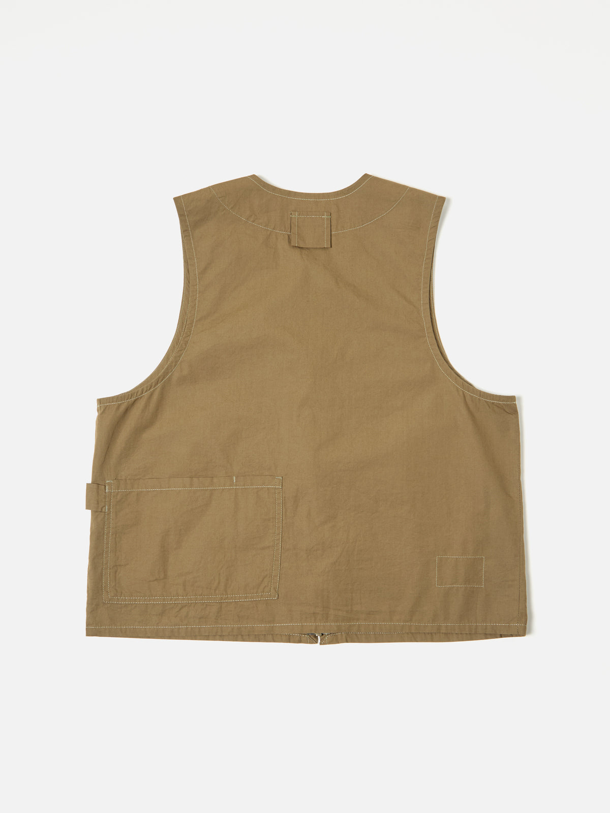 Khaki Broad Cloth Painters Gilet