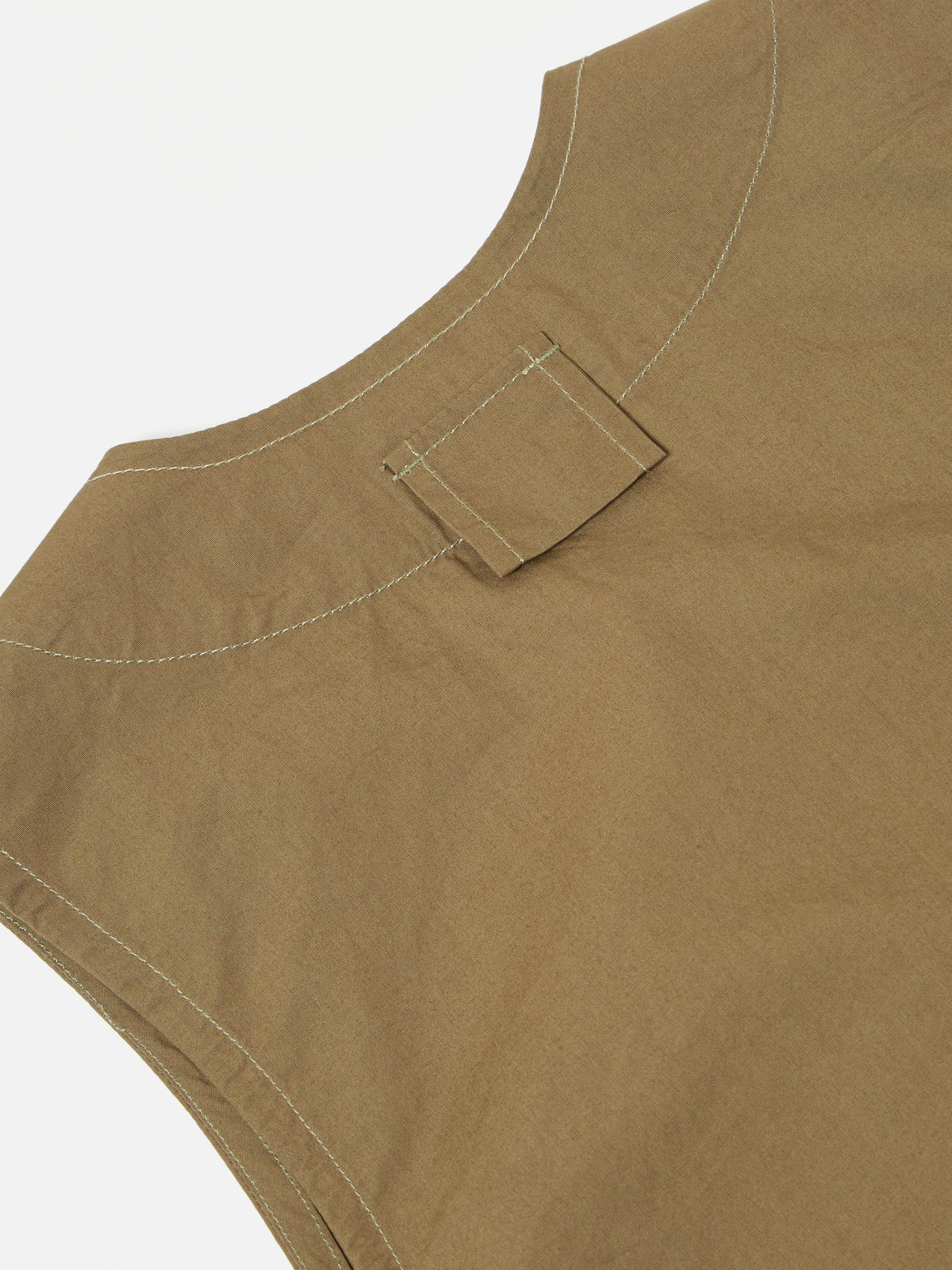 Khaki Broad Cloth Painters Gilet