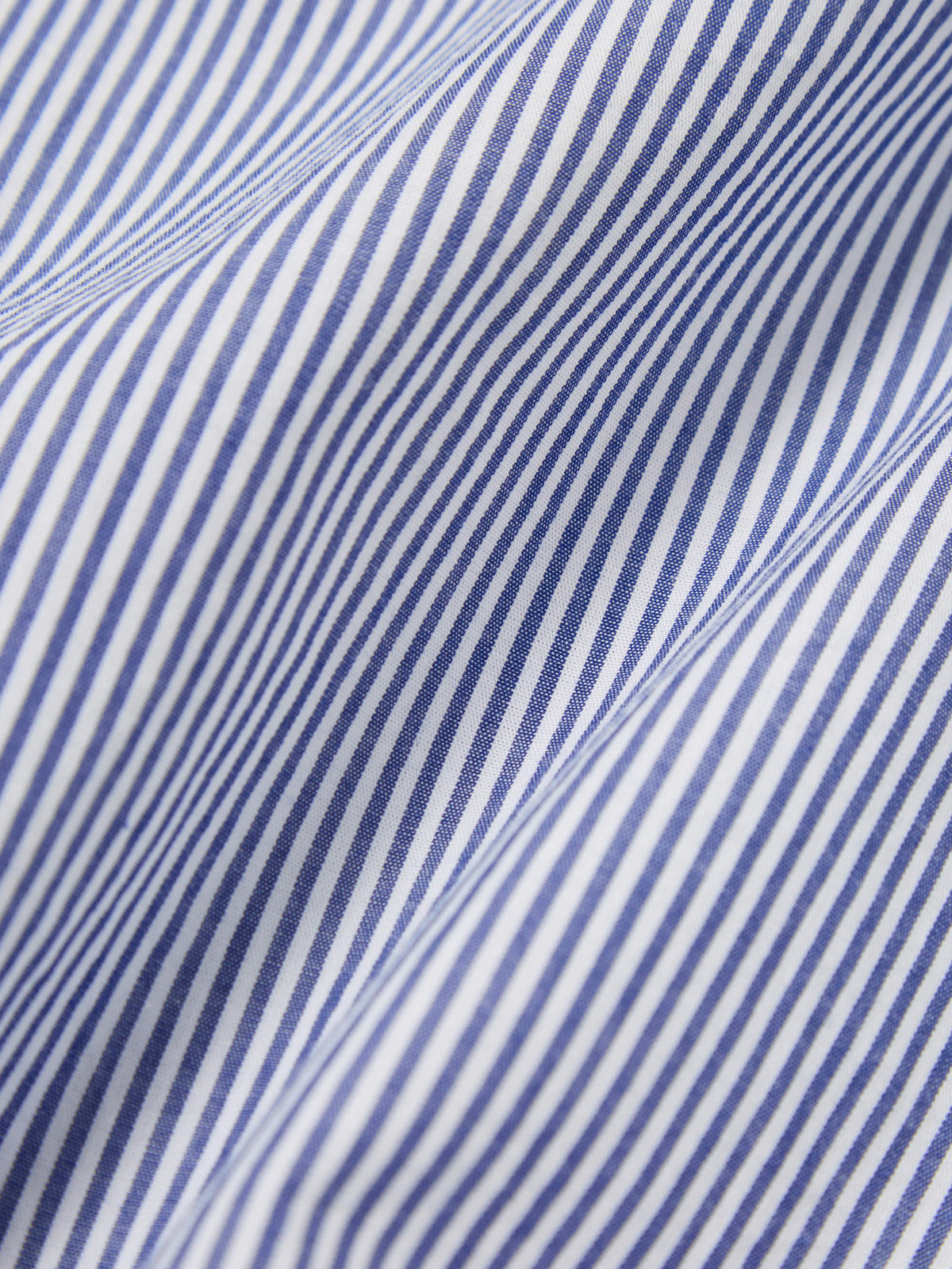 Blue Embroidered Classic Stripe Road Shirt