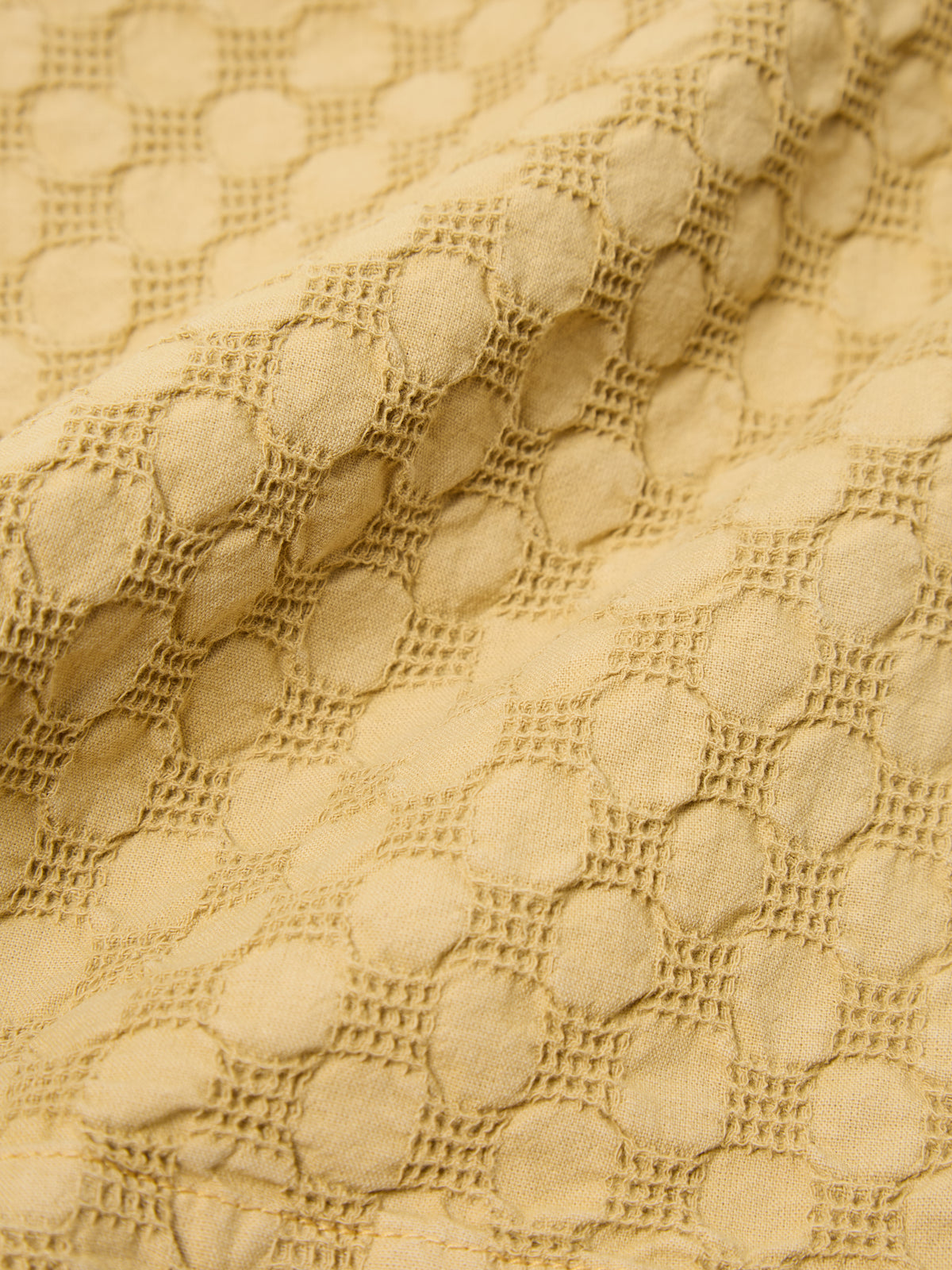 Camel Dot Waffle Pleated Track Short