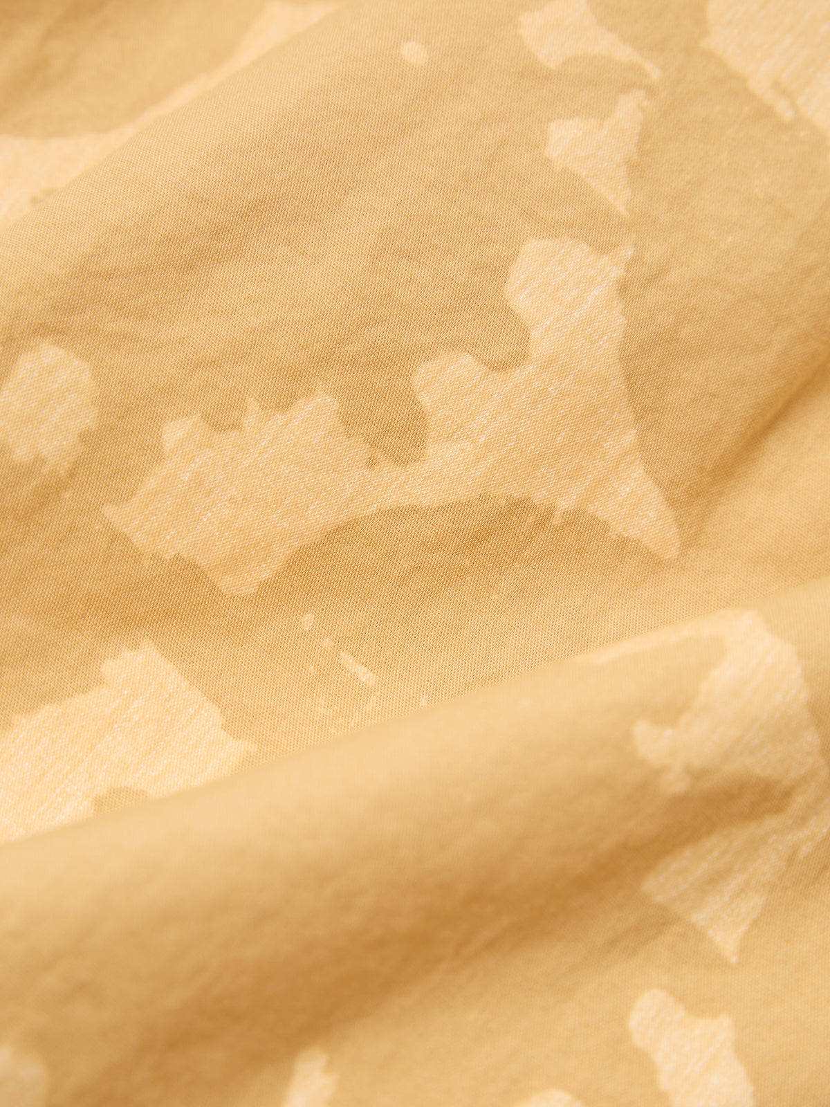 Sand Over Dyed Sun Print Pleated Track Short