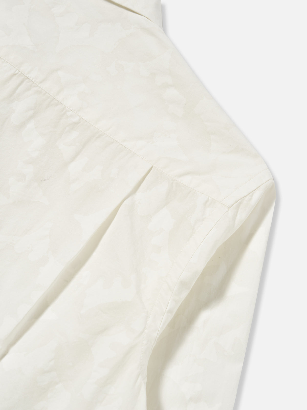Ecru Sun Print Poplin Field Shirt