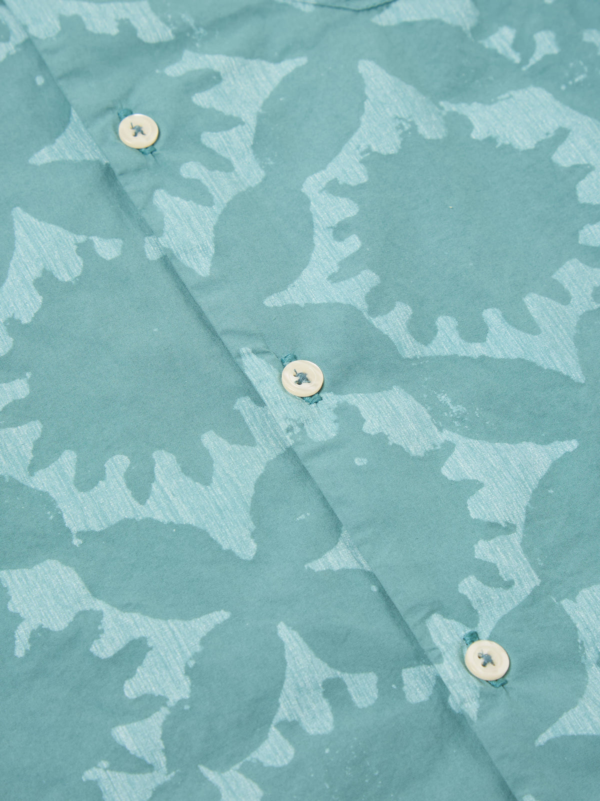 Sea Blue Sun Print Road Shirt