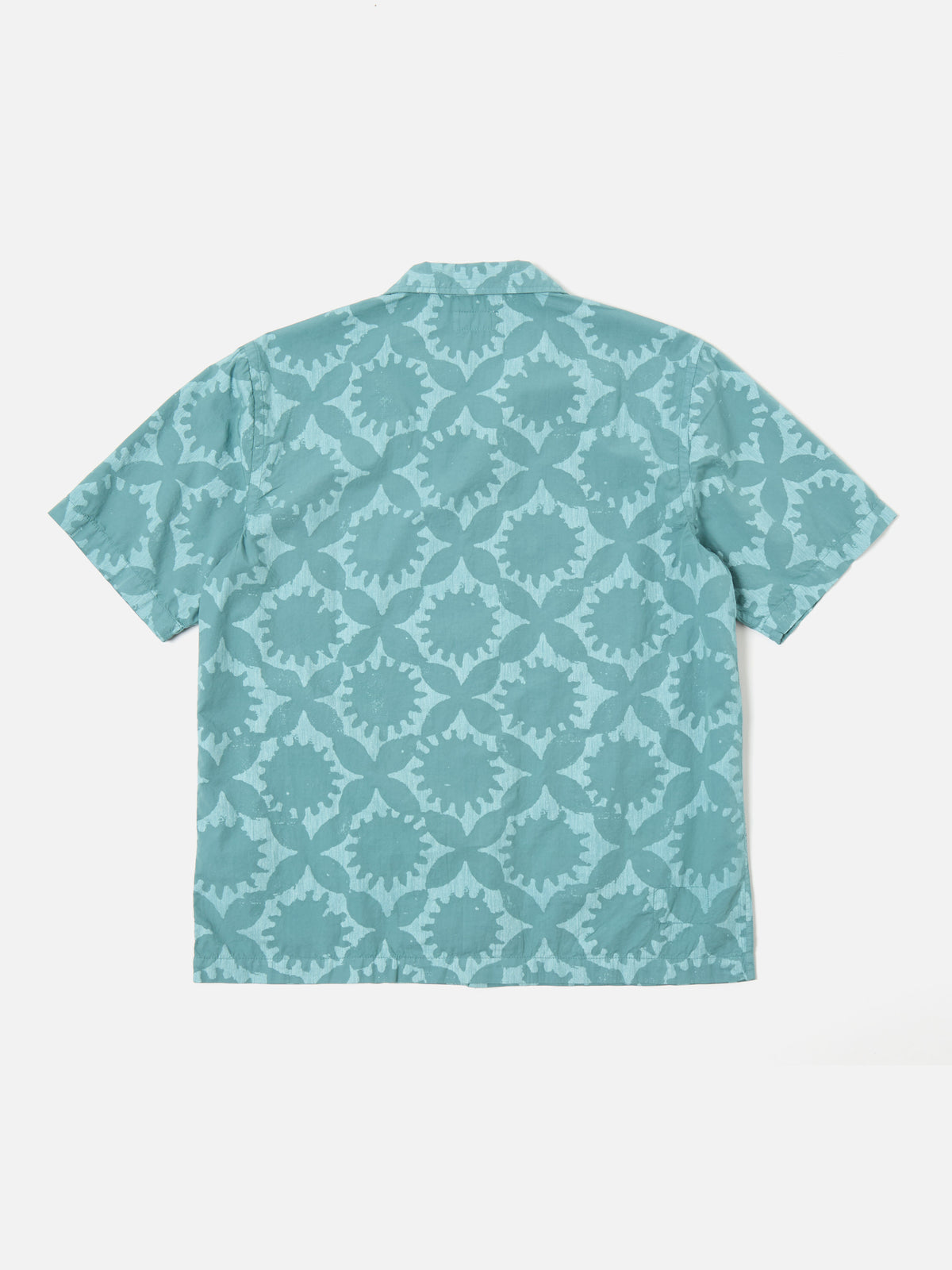 Sea Blue Sun Print Road Shirt