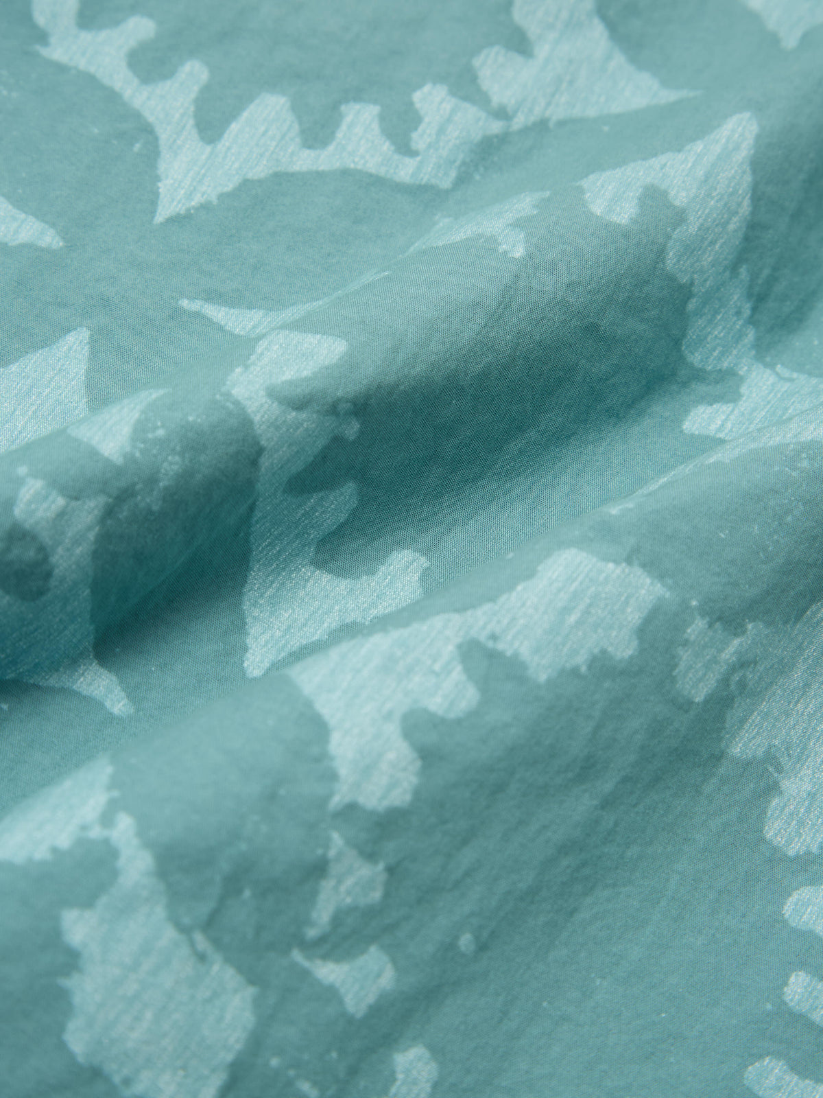 Sea Blue Sun Print Road Shirt