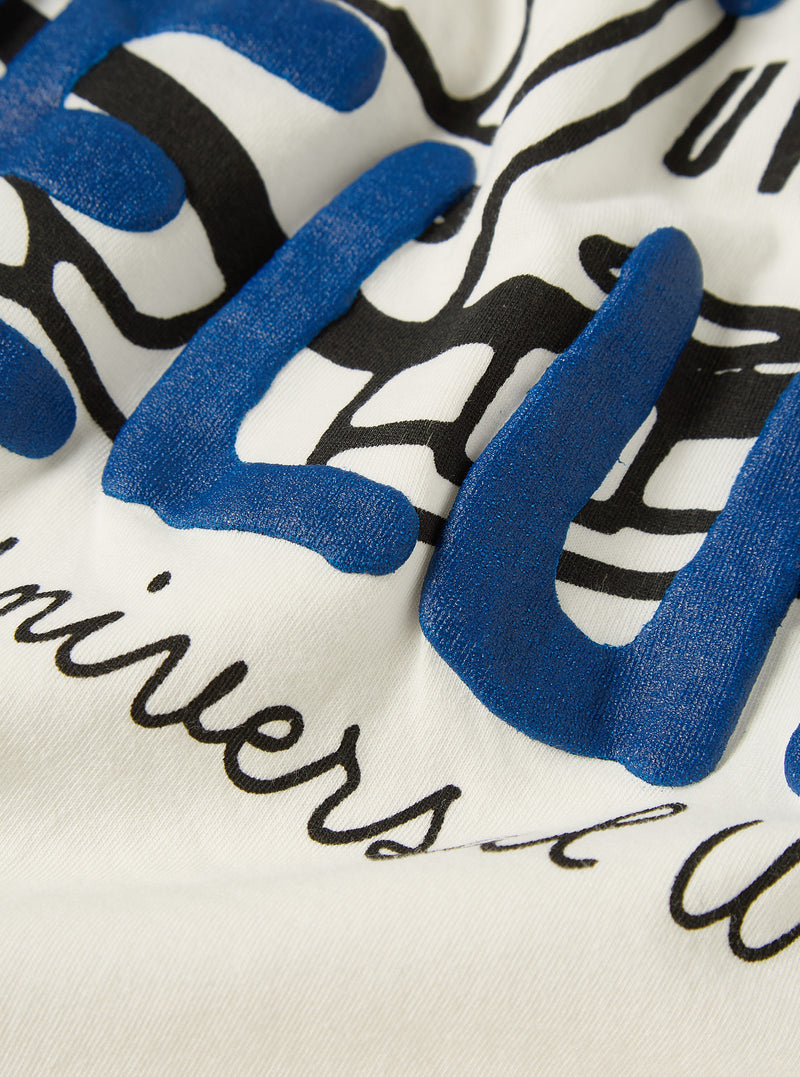 Ecru Hotel Deluxe' Single Jersey Print Tee