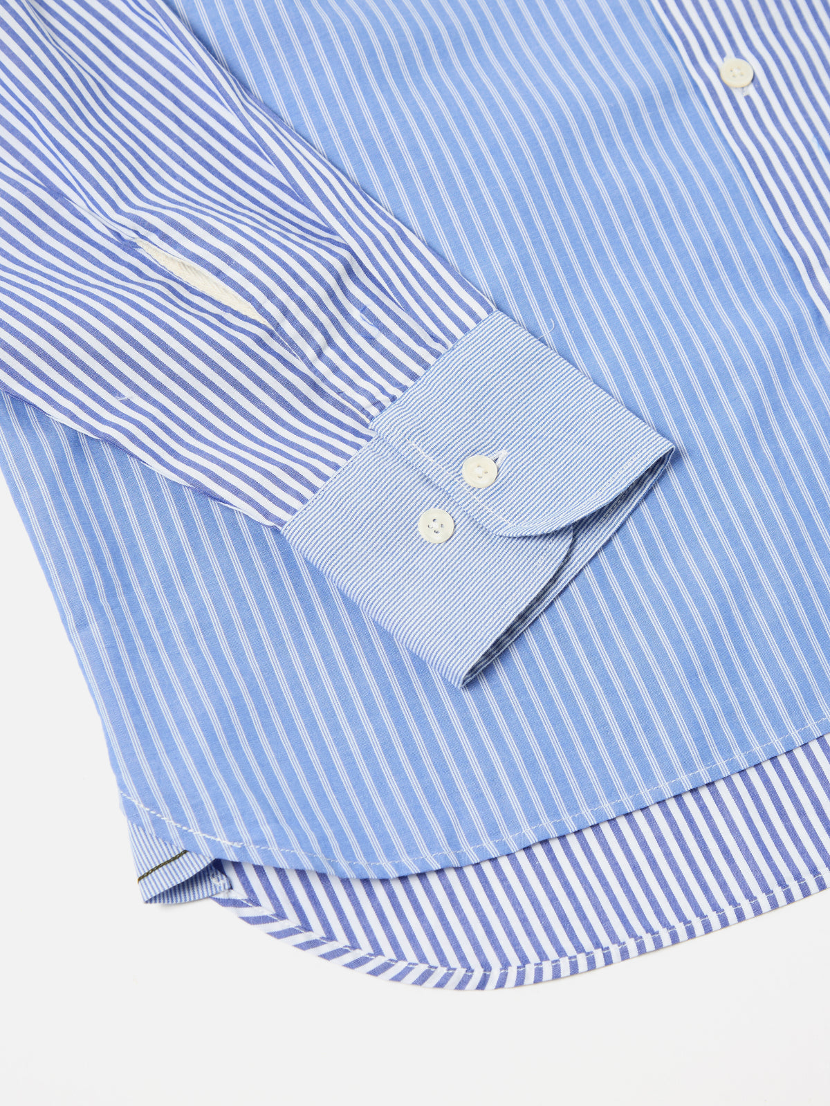 Blue/White Classic Principe Mix Square Pocket Shirt