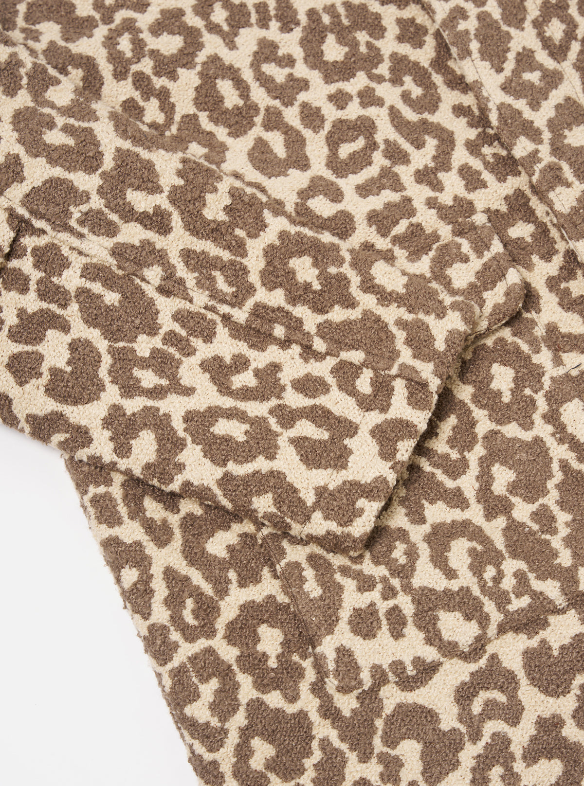 Natural Crazy Leopard Account Coat