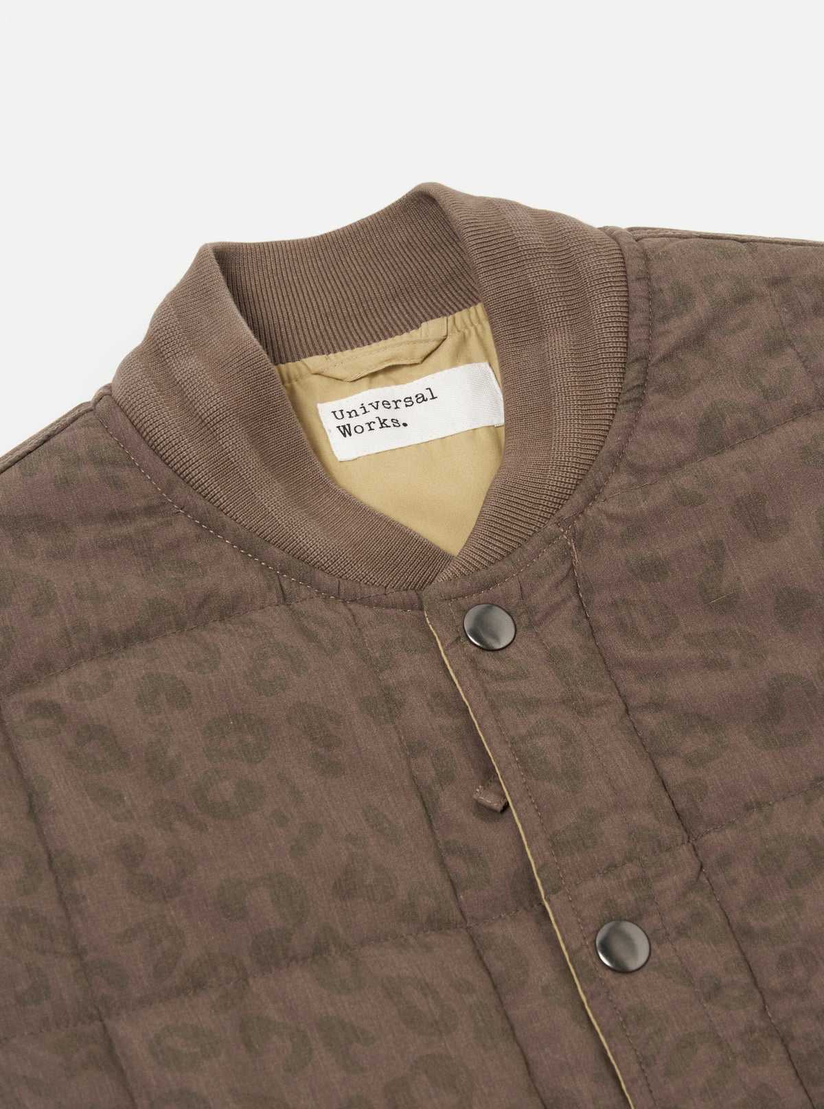 Sand Leopard Recycled Polytech Carlton Jacket