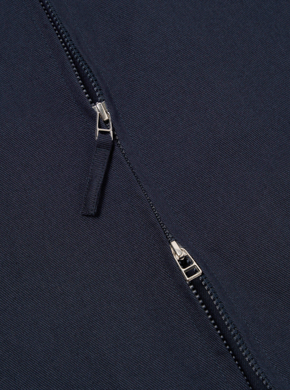 Navy Embroidered Works Twill Windcheater