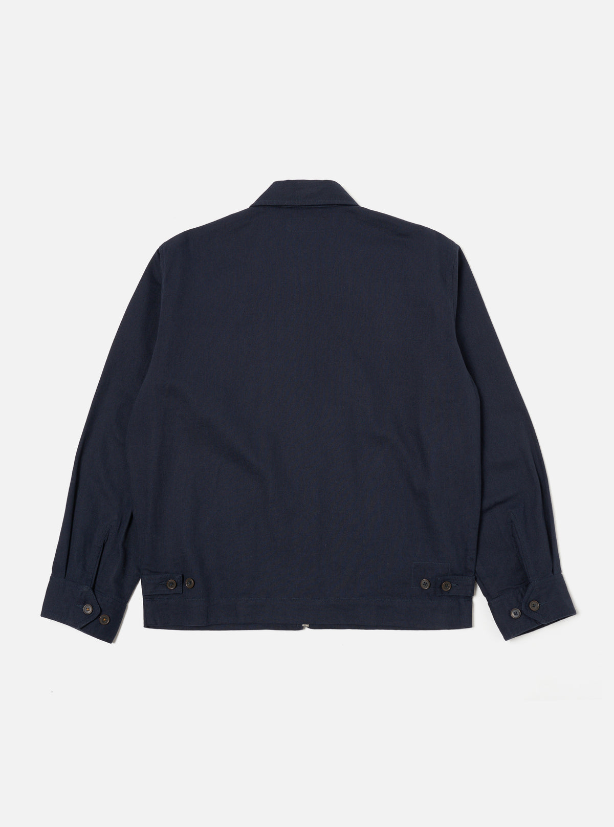 Navy Embroidered Works Twill Windcheater