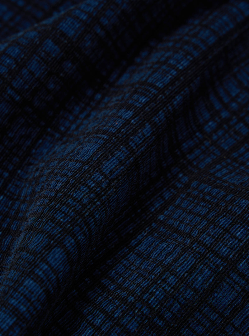 Navy Check Cord Seersucker Uniform Jacket