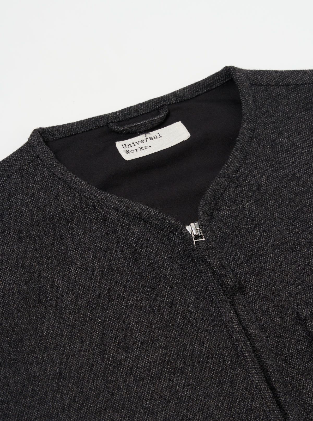 Grey Anders Wool Upcycled Parachute Liner Jacket