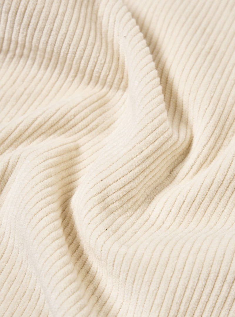 Ecru 6 Wale Cord Braga Pant