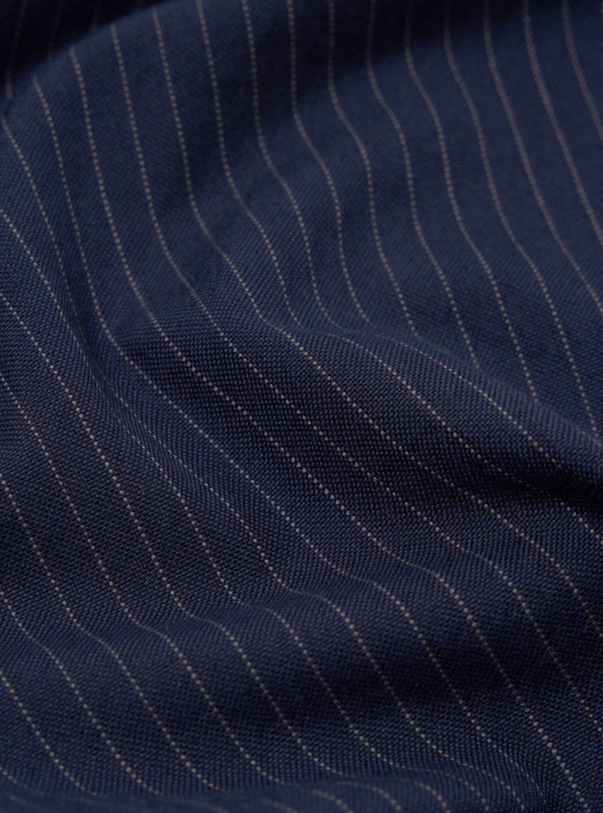 Navy Cotton Pinstripe Duke Pant