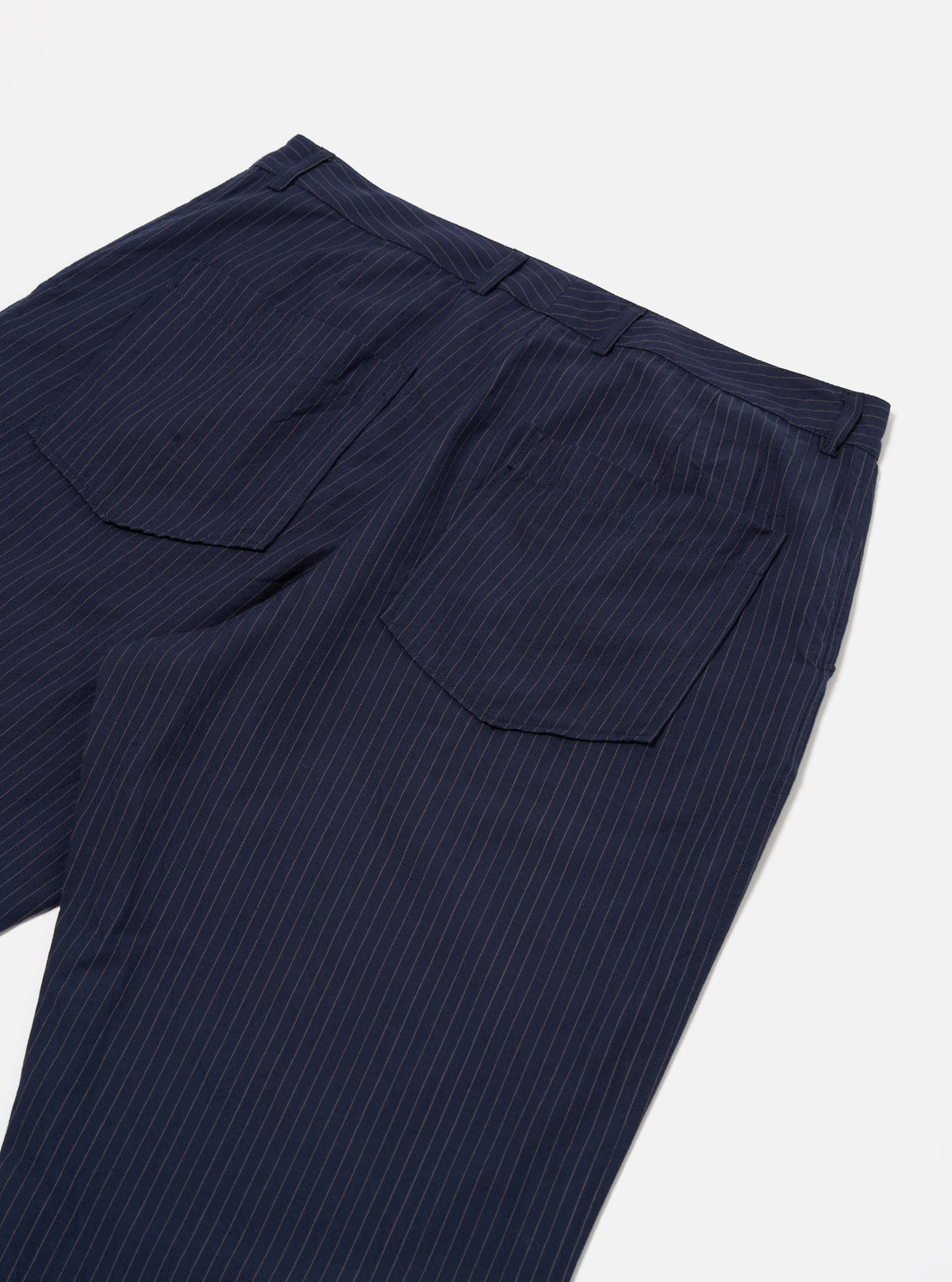 Navy Cotton Pinstripe Duke Pant