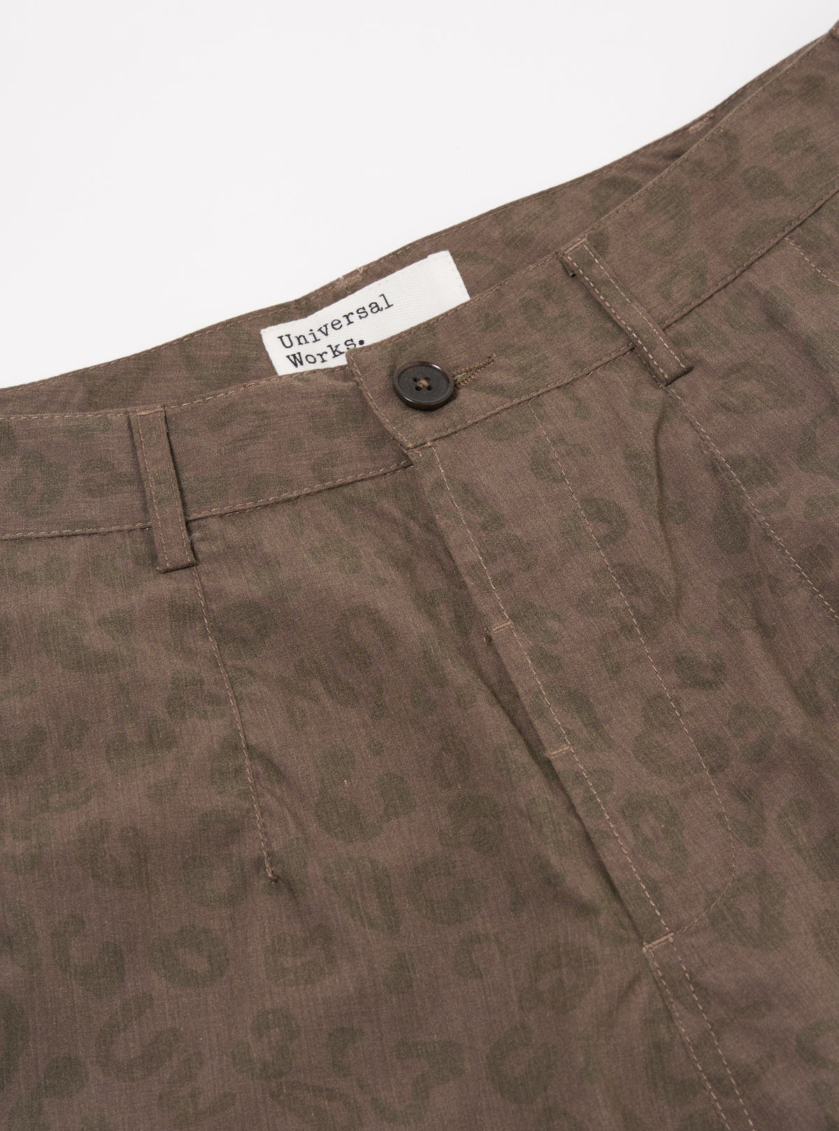 Sand Leopard Recycled Polytech Loose Pilot Trouser