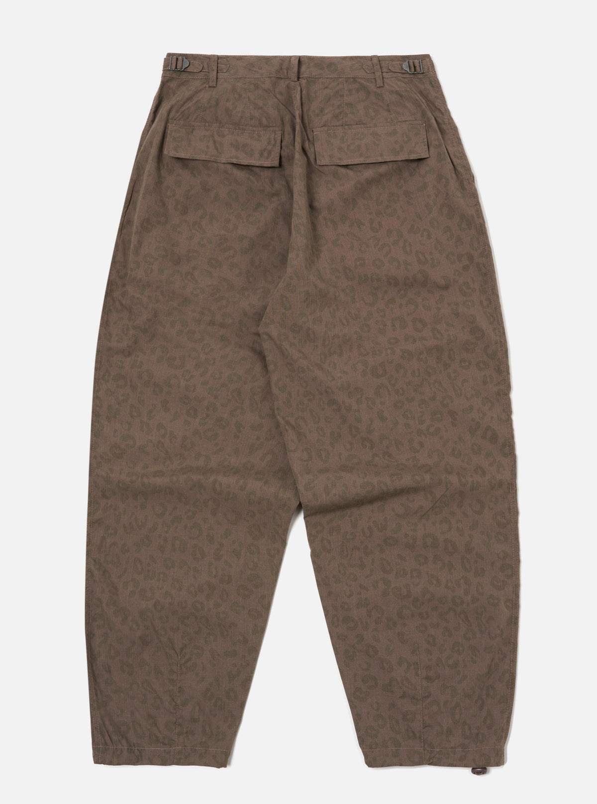 Sand Leopard Recycled Polytech Loose Pilot Trouser