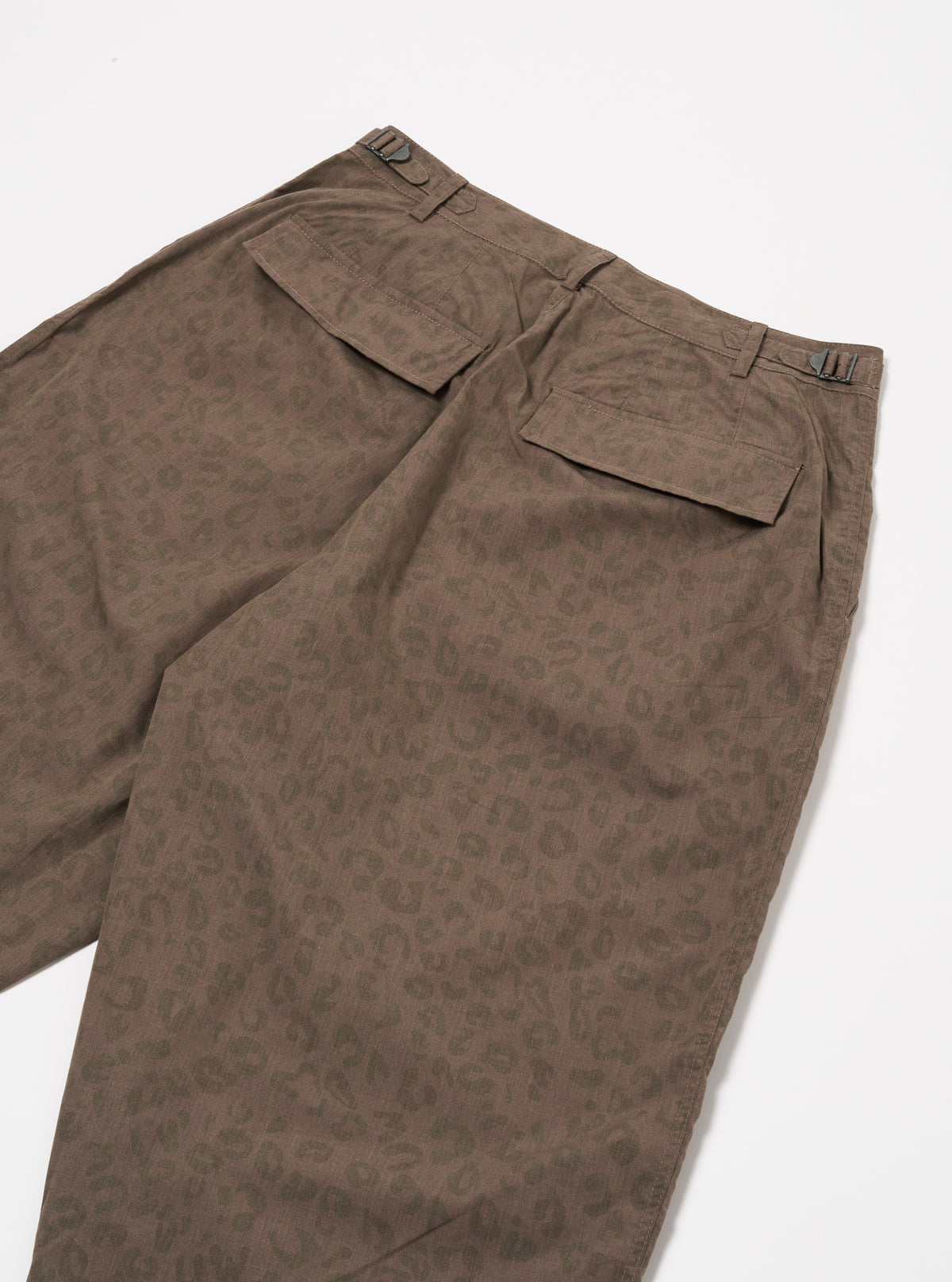 Sand Leopard Recycled Polytech Loose Pilot Trouser