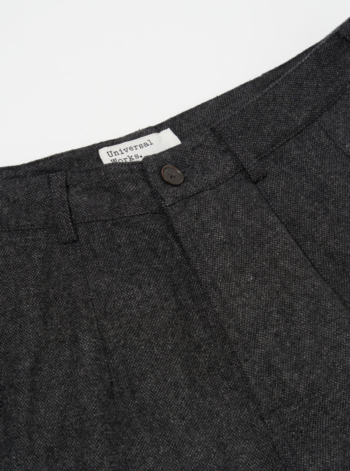 Grey Anders Wool Upcycled Loose Pilot Trouser