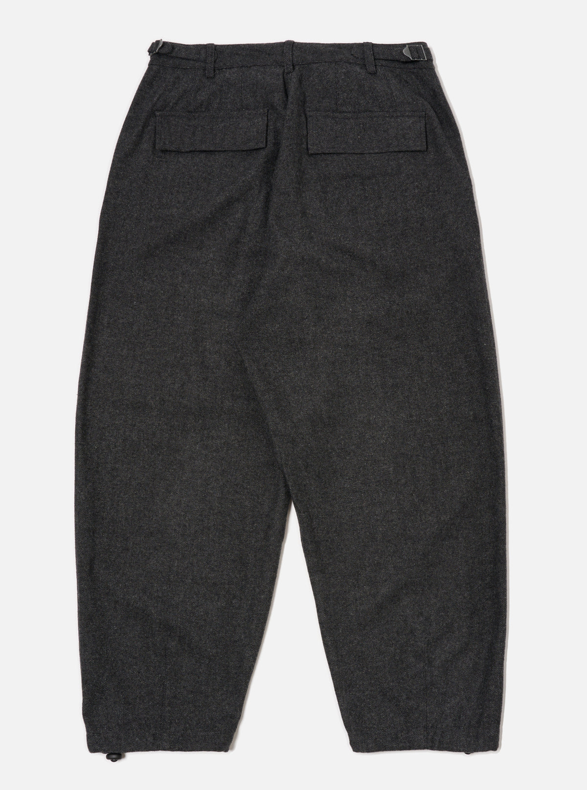 Grey Anders Wool Upcycled Loose Pilot Trouser