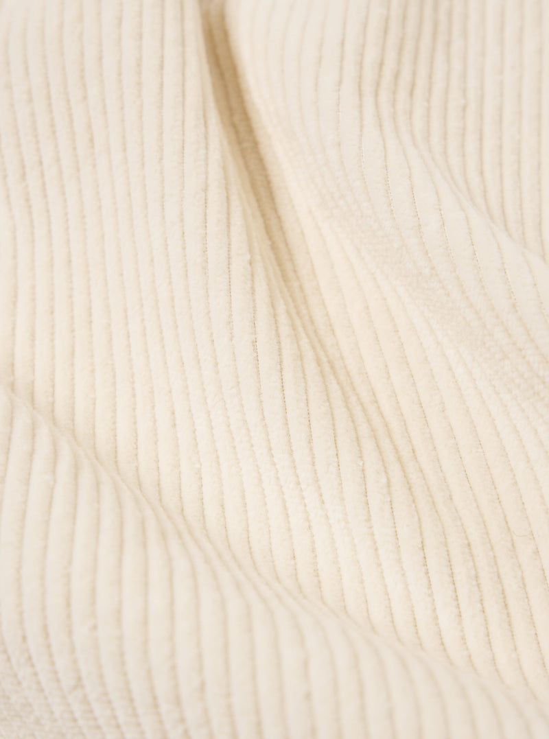 Ecru 6 Wale Cord Easy Jacket