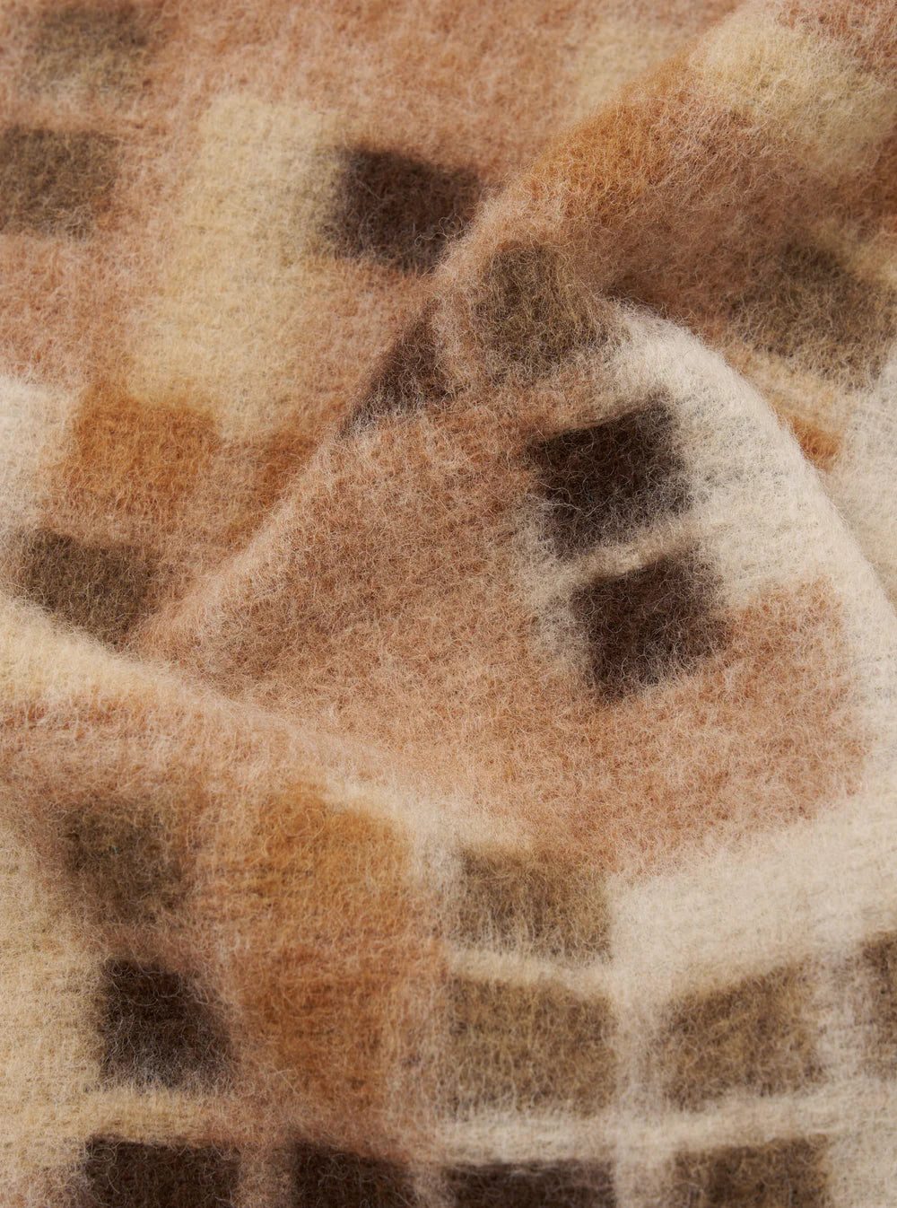 Sand Mosaic Fleece Cardigan