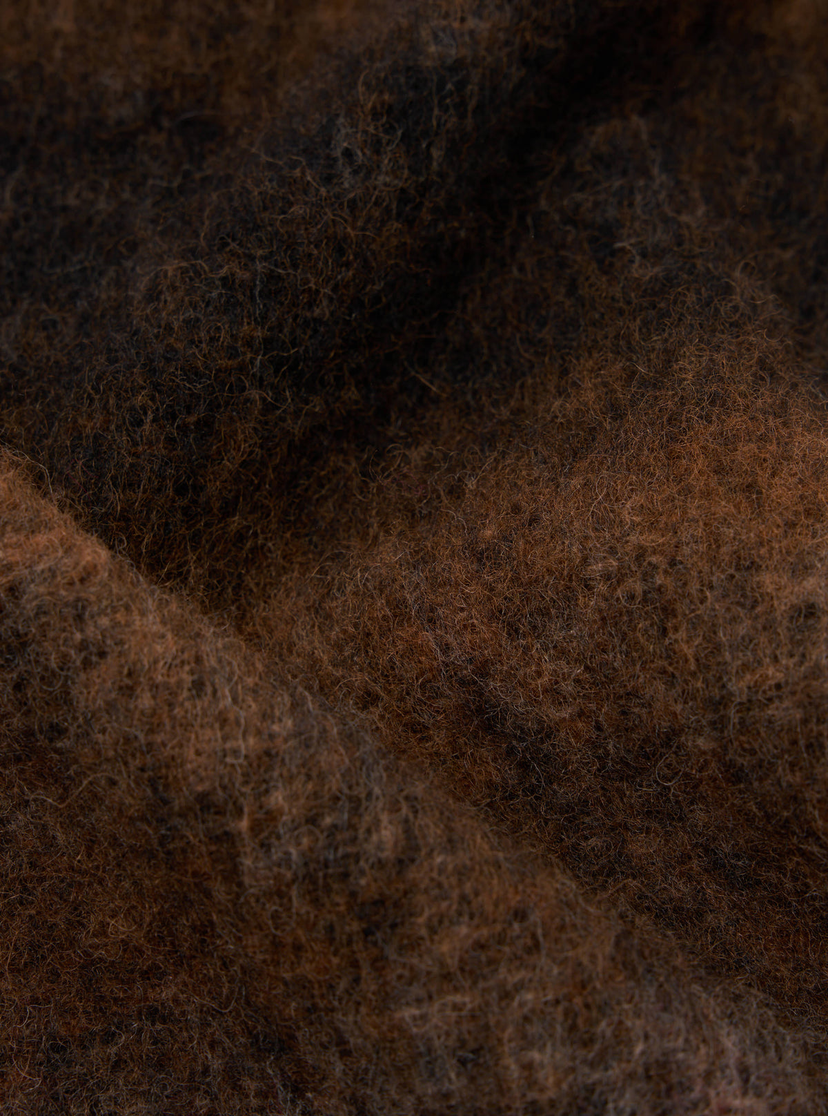 Brown Ombre Fleece Zip Gilet