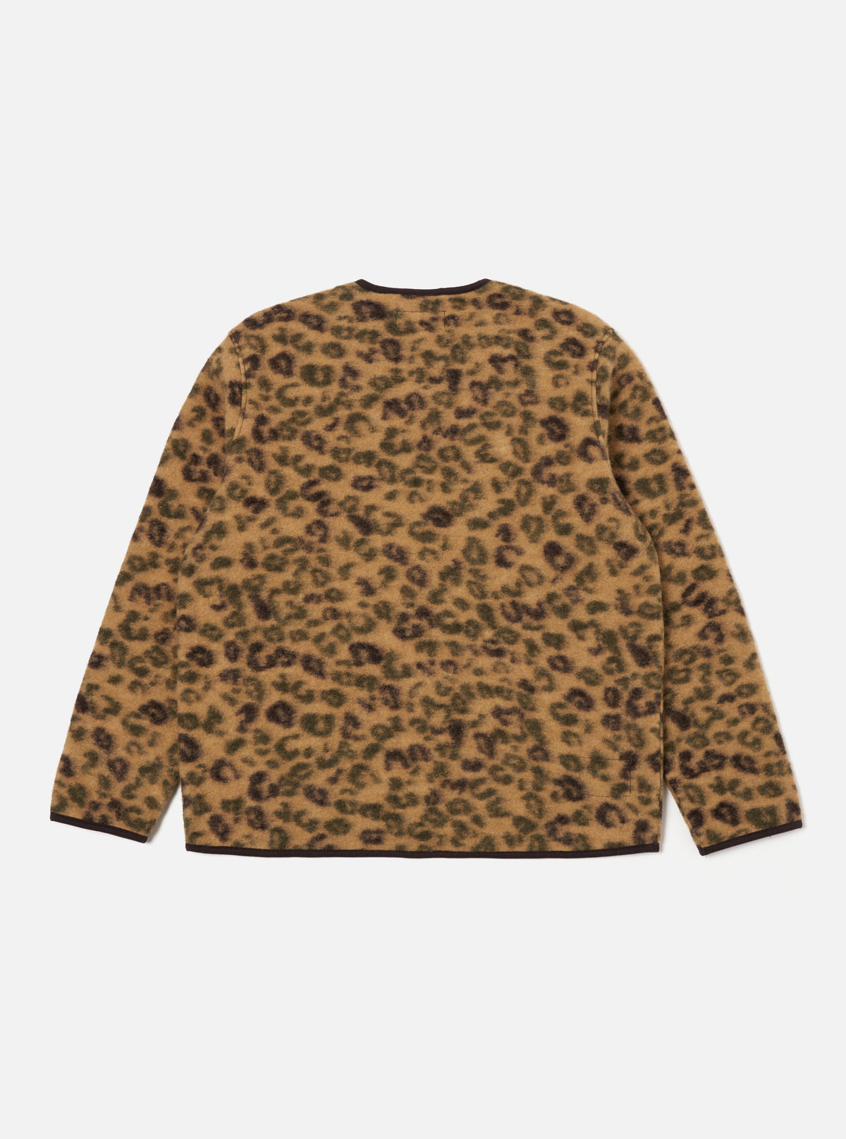 Camo Leopard Fleece Zip Liner Jacket