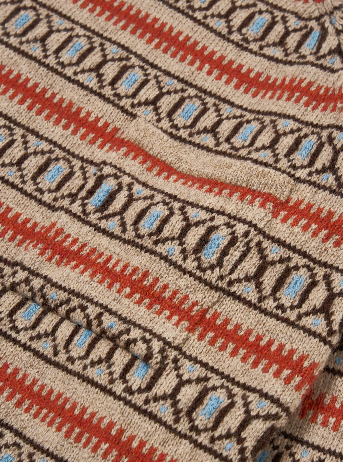 Oatmeal Eco Wool Loose Pocket Crew