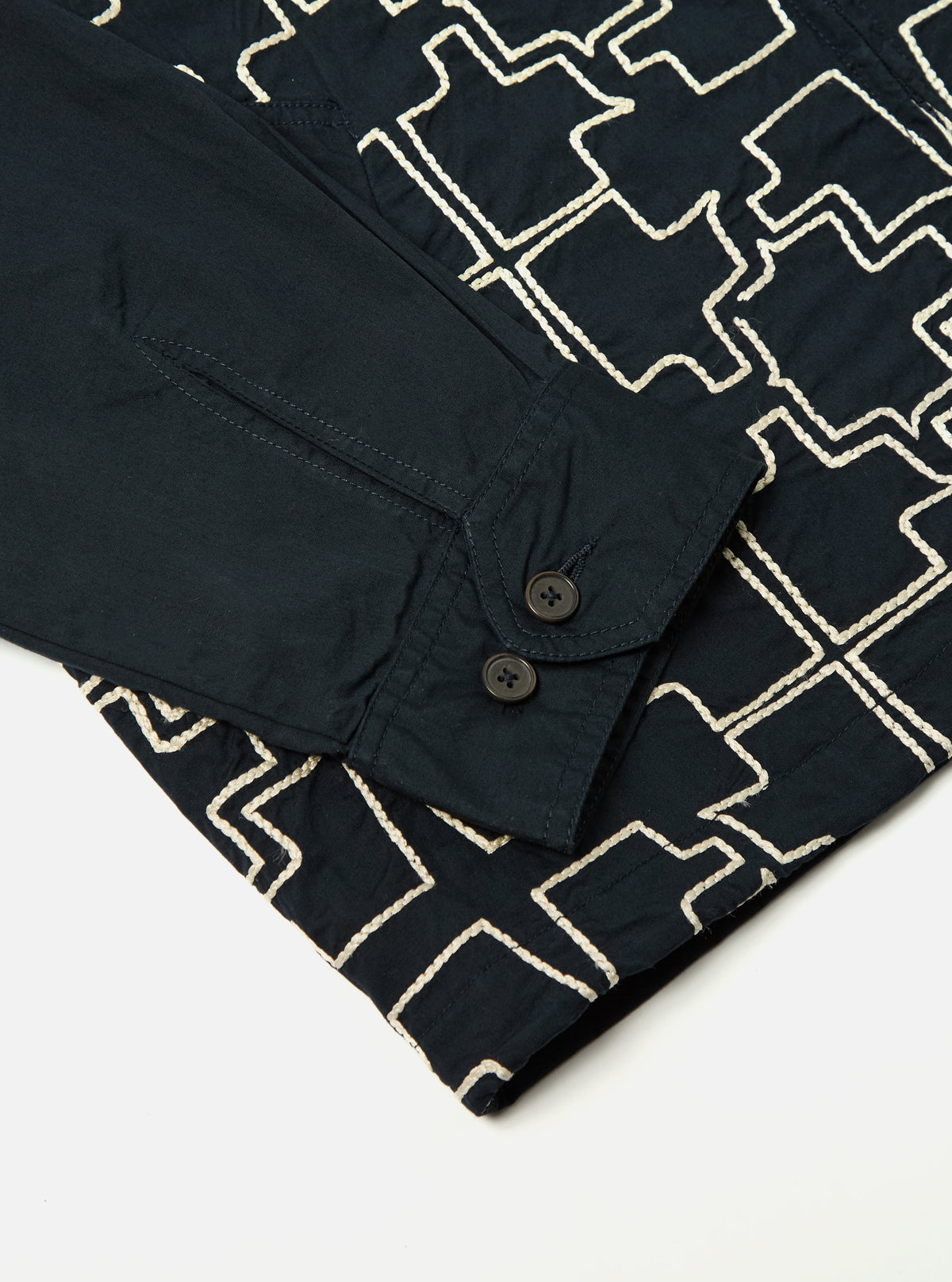 Navy Mitla Broadcloth Club Jacket