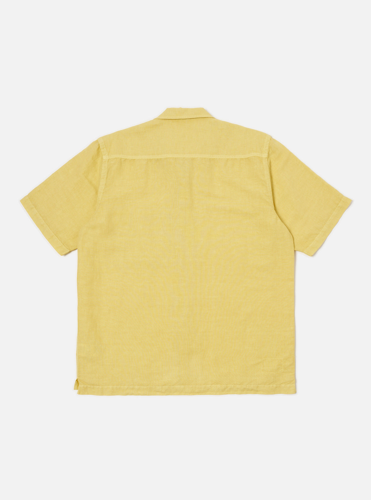 Lemon Linen Cotton Shirting Camp Shirt