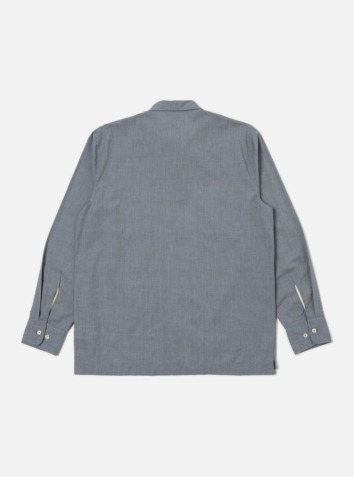 Grey End On End Cotton Garage Shirt