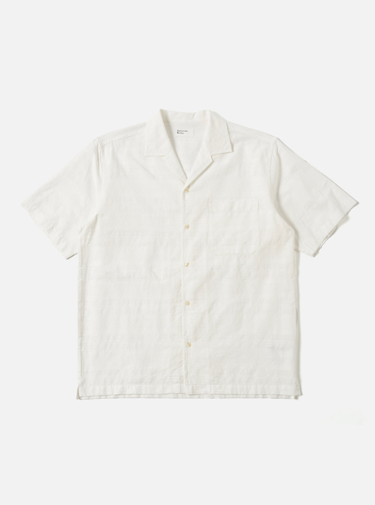 Ecru Deffe Self Stripe Minari Shirt