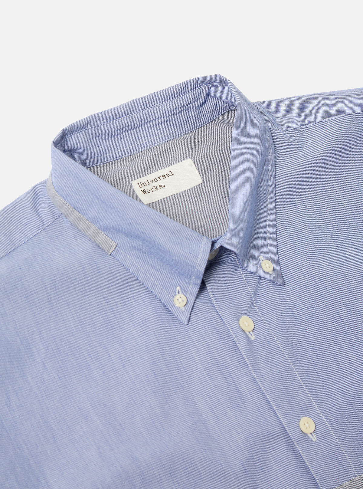 Mixed Blue Mixed Classics Patched Lazy Day Shirt