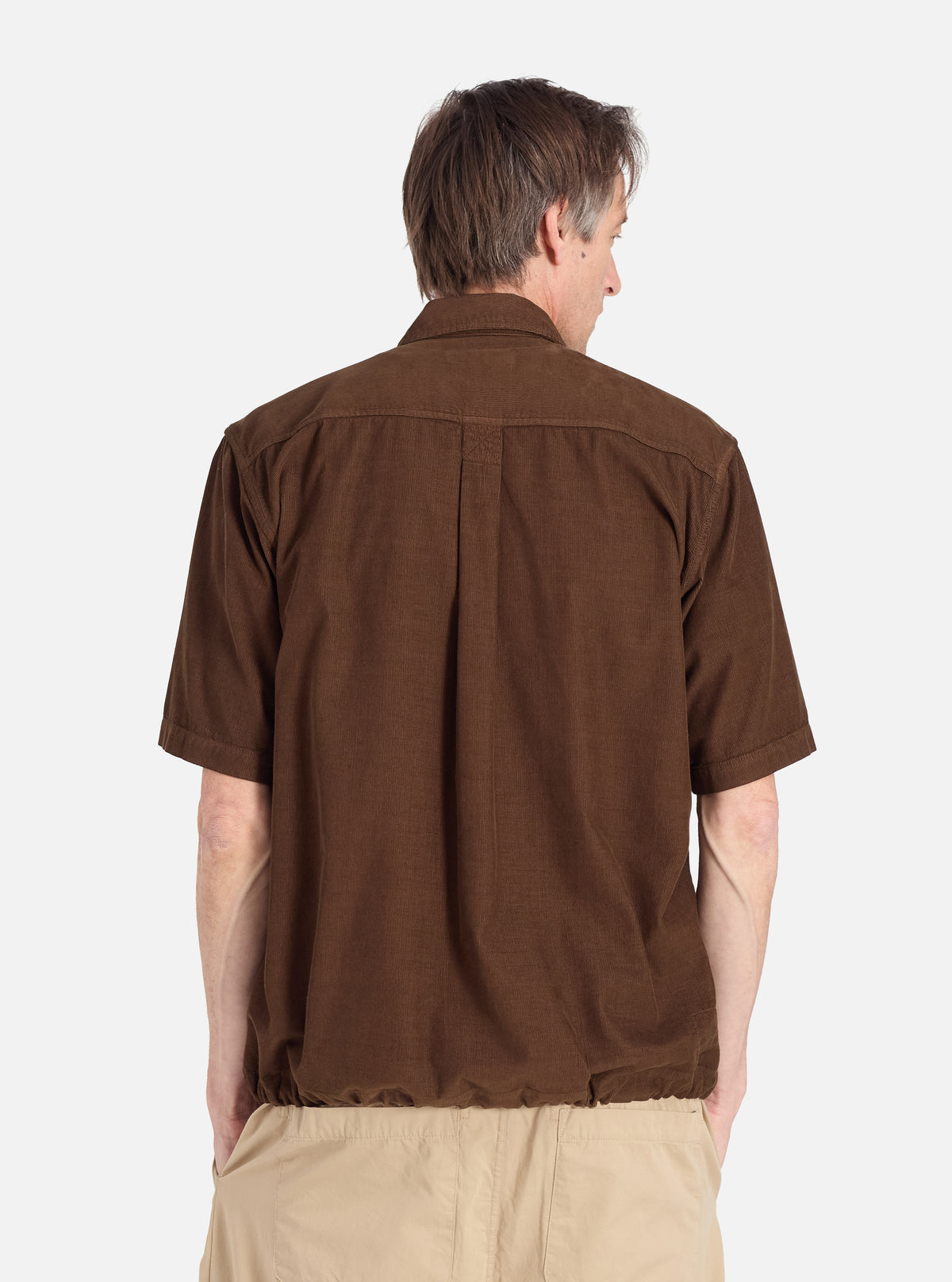 Khaki Summer Cord Tech Overshirt