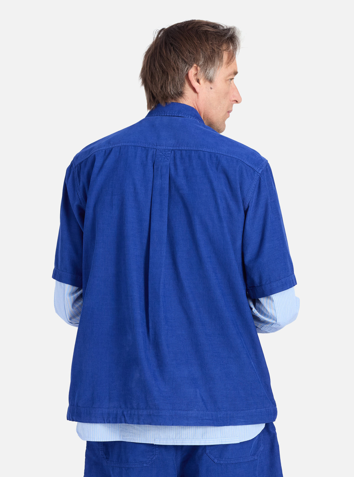 Work Blue Summer Cord Tech Overshirt